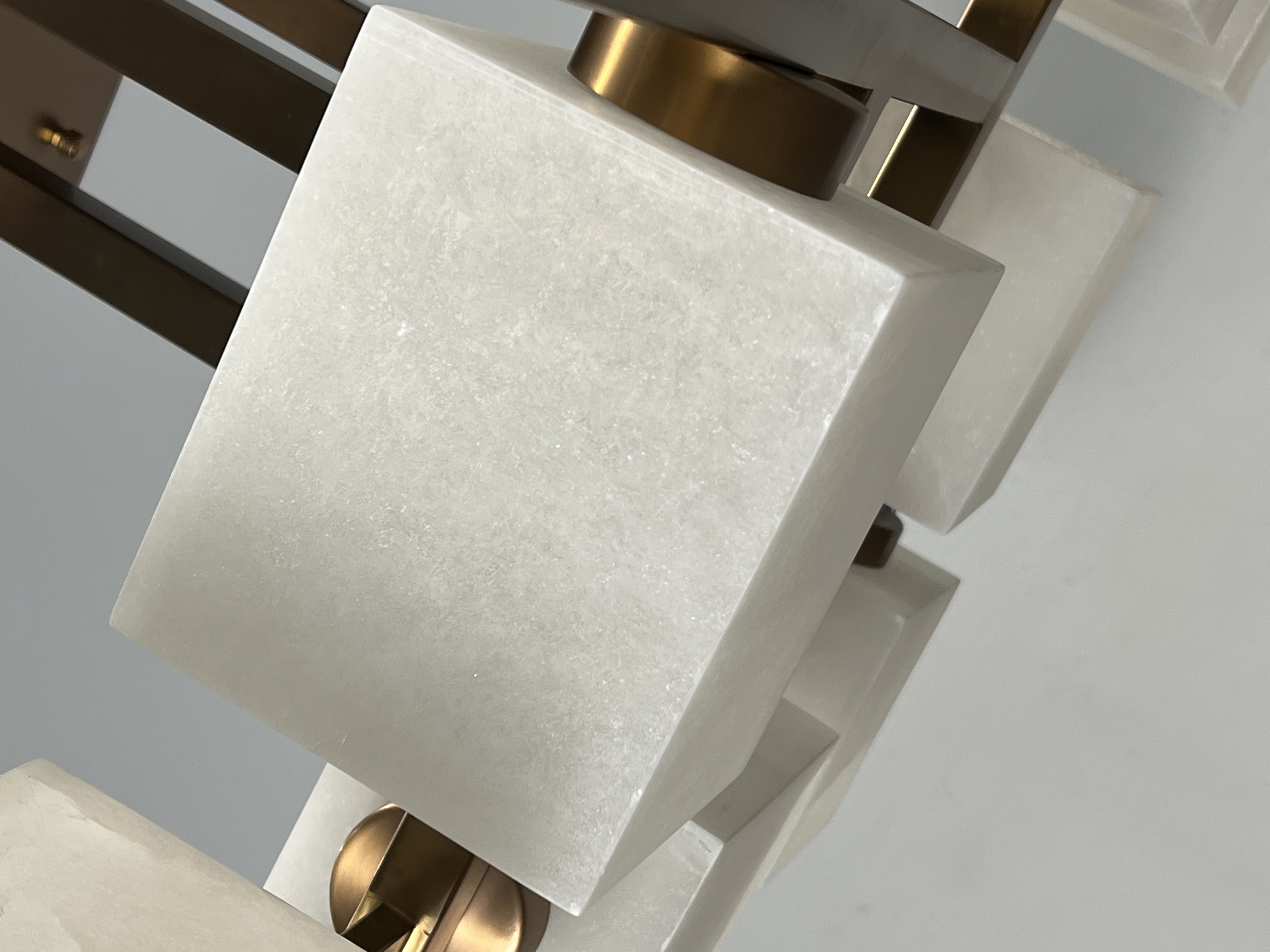 CASA Lighting Cubist Alabaster Ceiling Light