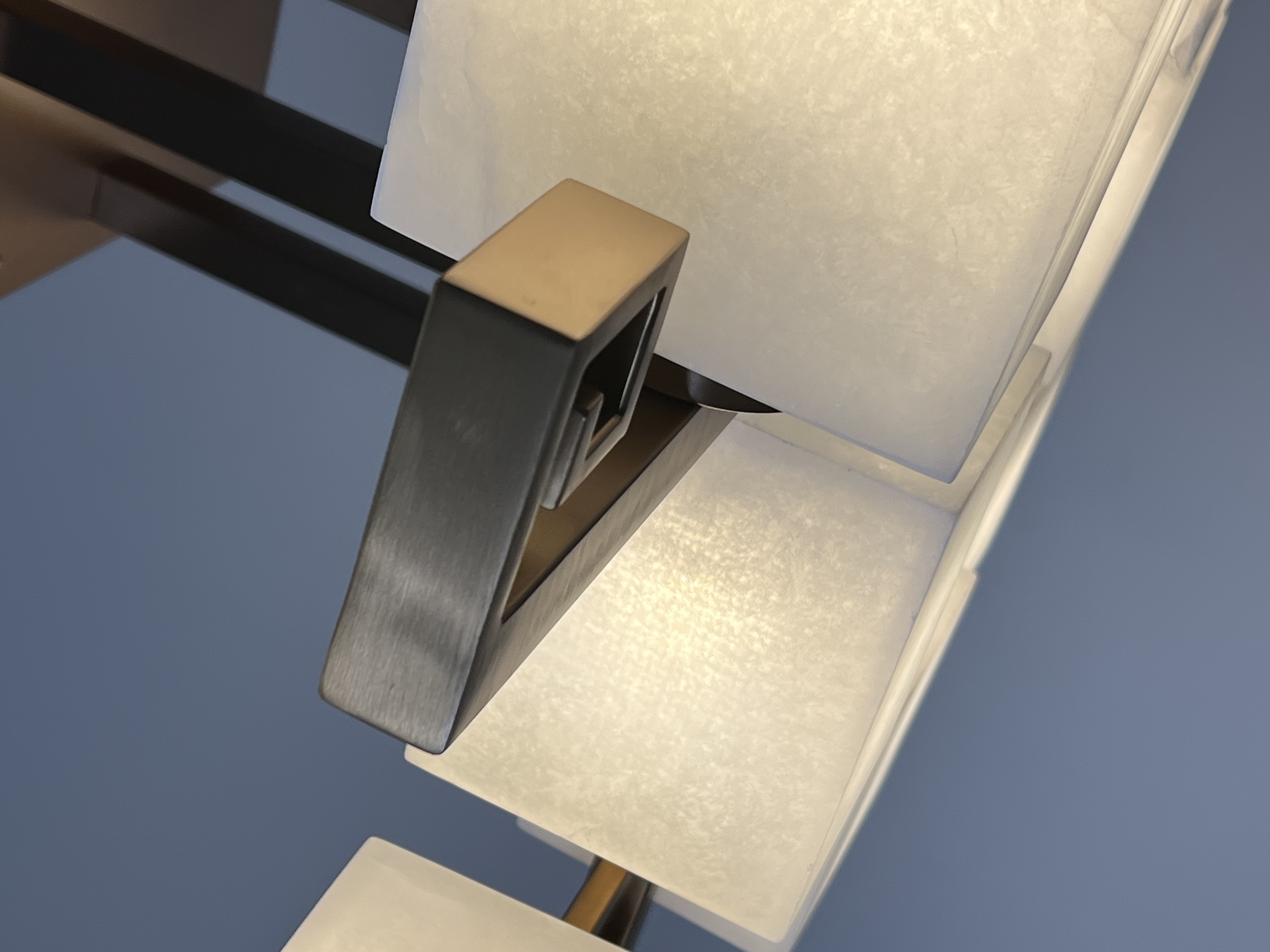 CASA Lighting Cubist Alabaster Ceiling Light