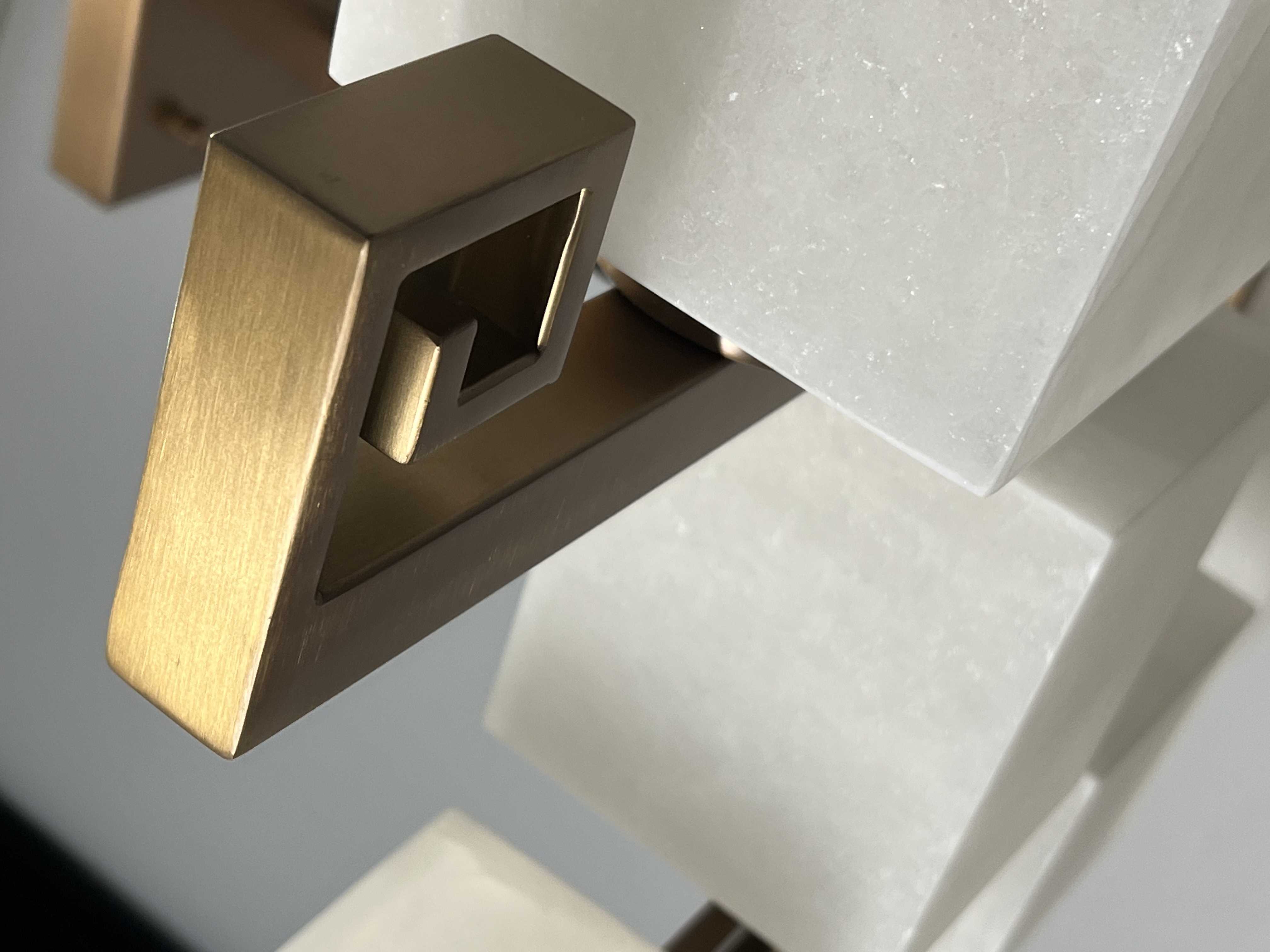 CASA Lighting Cubist Alabaster Ceiling Light