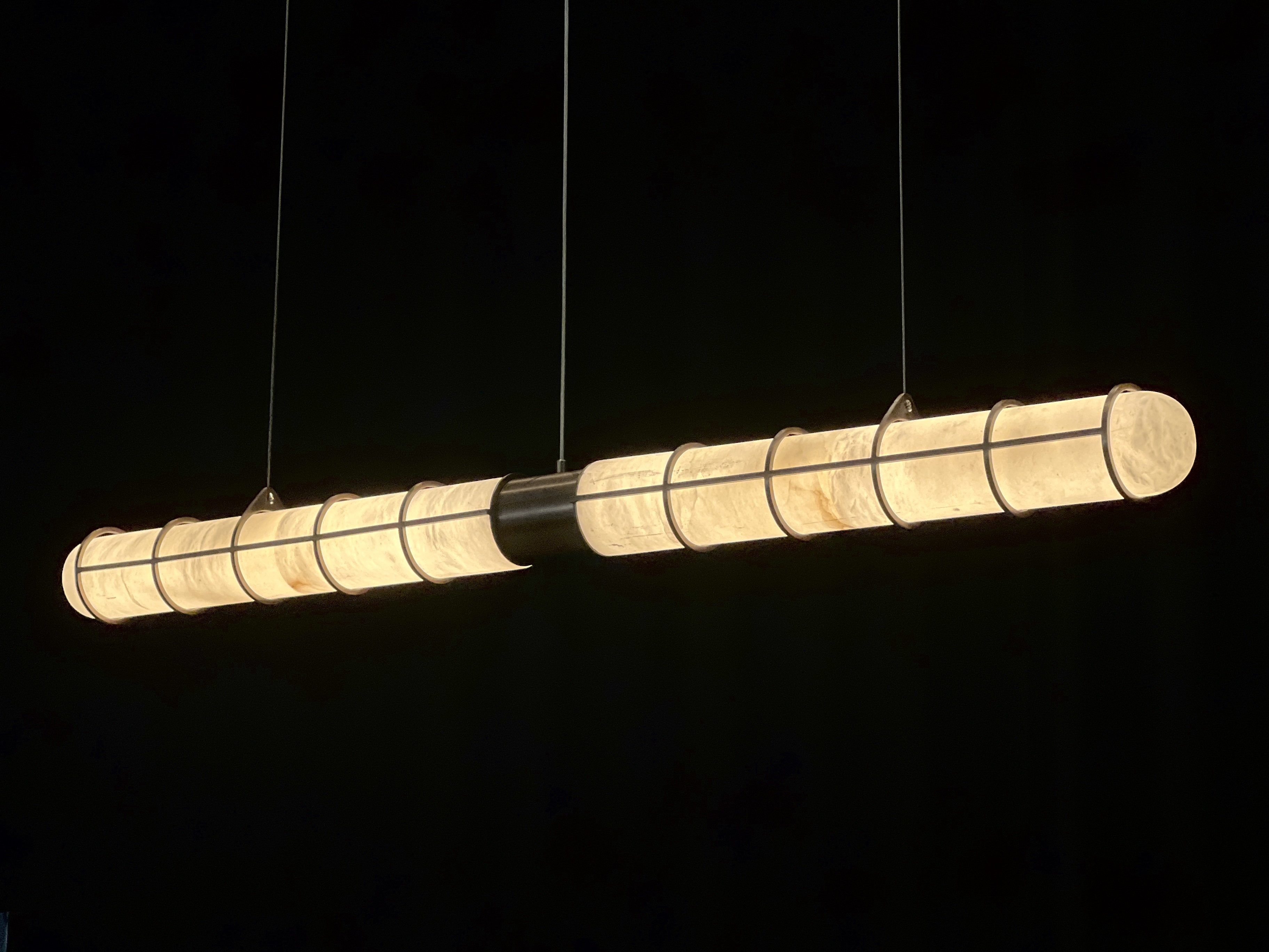 Casailighting Infinity Series: Bespoke Spanish Alabaster LED Pendant Light