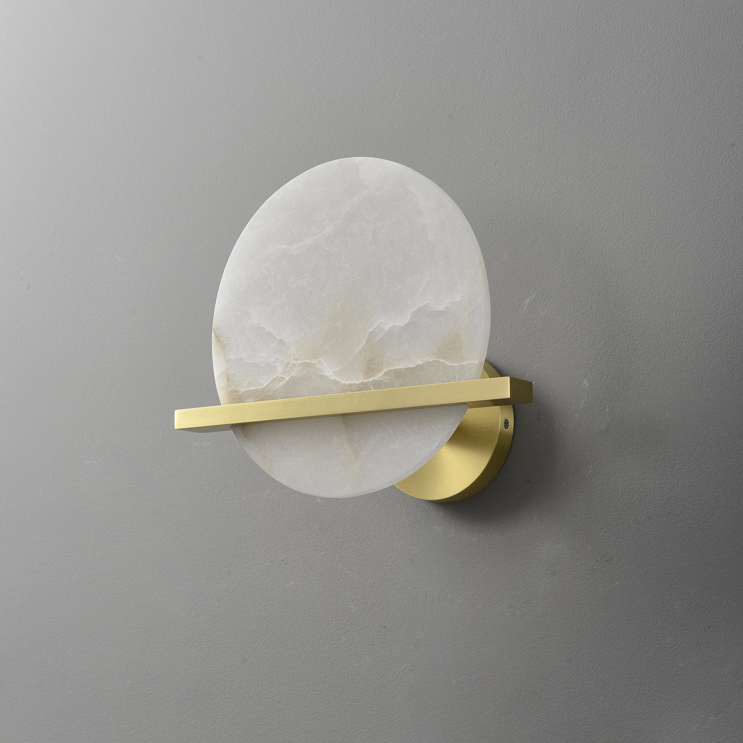 Frosted Echo Alabaster Wall Lamp