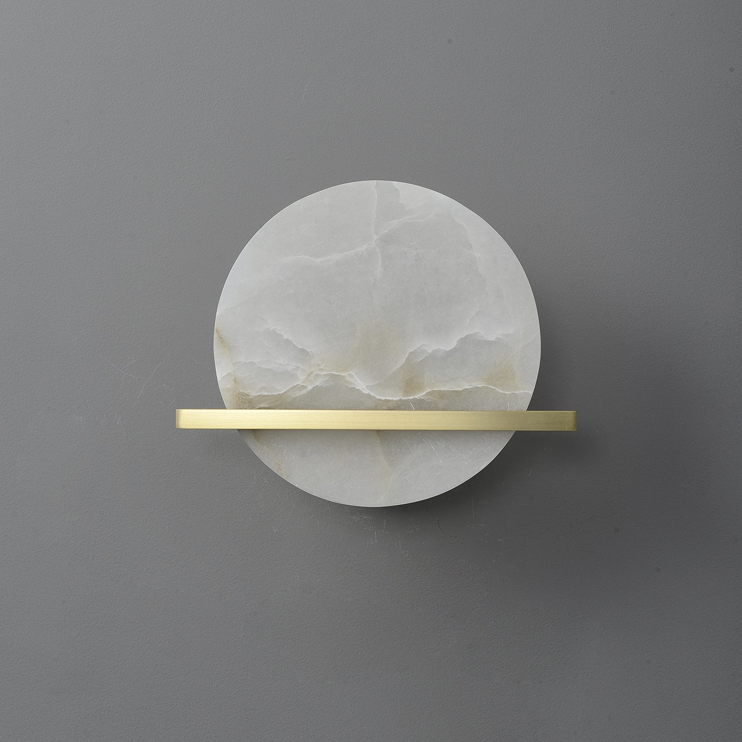 Frosted Echo Alabaster Wall Lamp