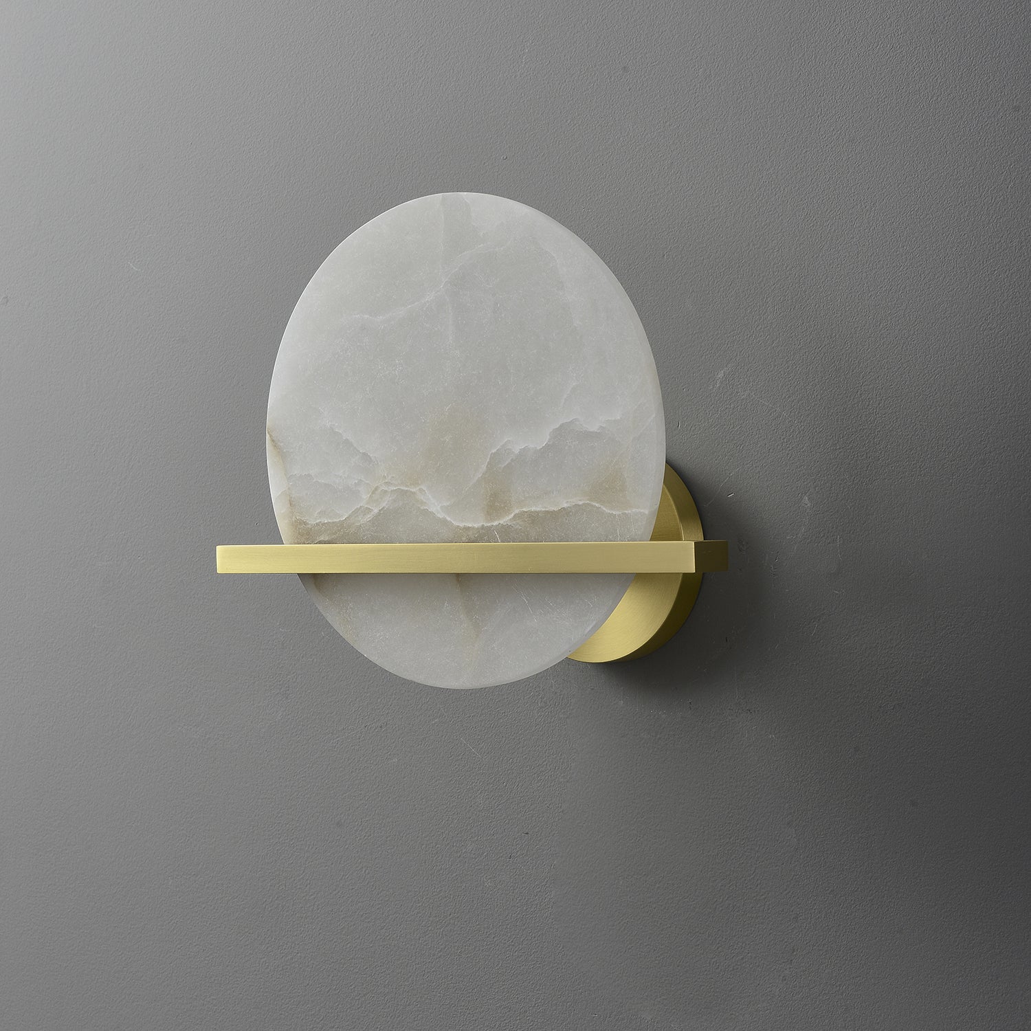 Frosted Echo Alabaster Wall Lamp