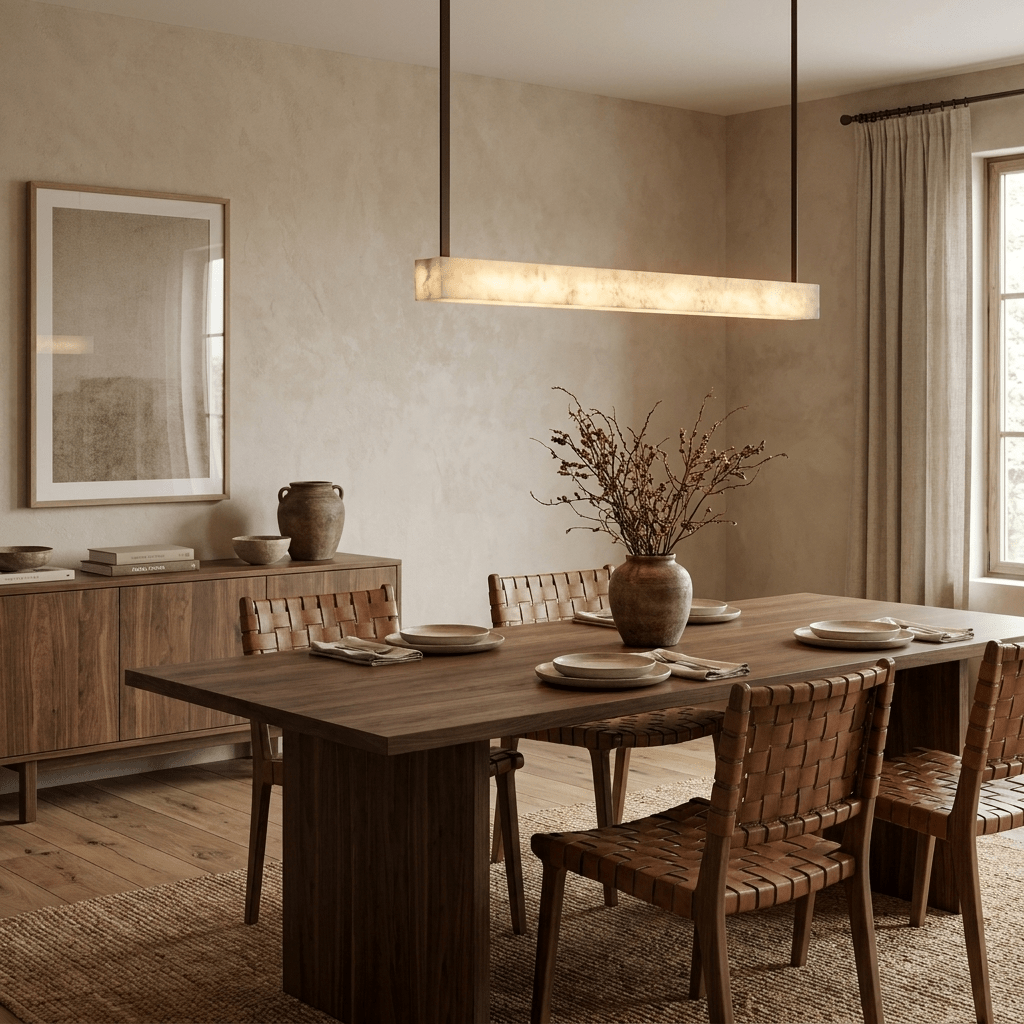 Halia Alabaster Linear Pendant Lamp