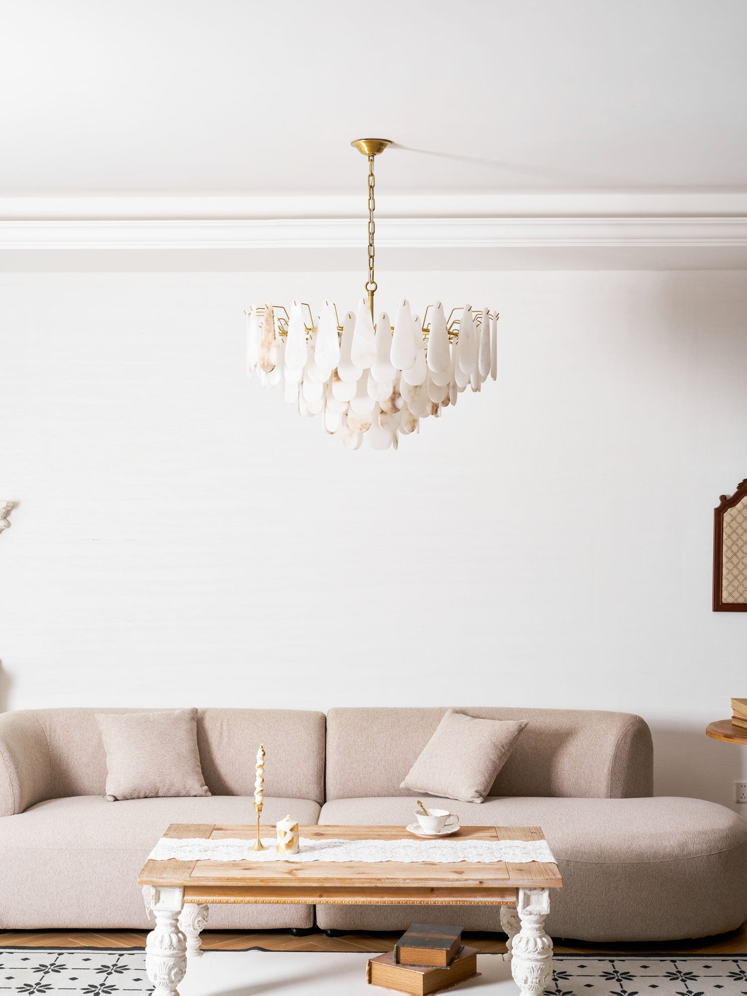 Leon Alabaster Chandelier