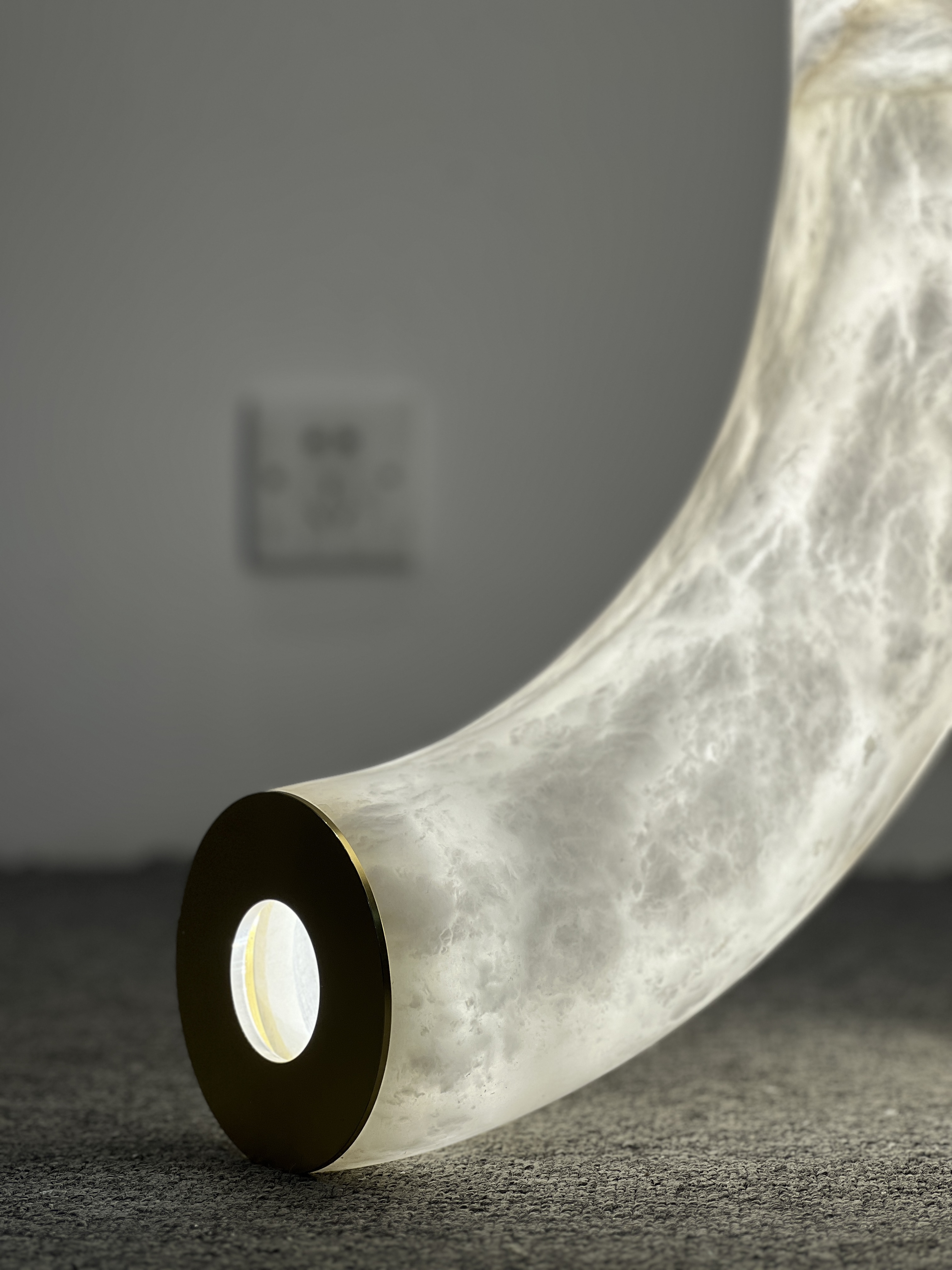 CASA Lighting Framed Alabaster Floor Lamp