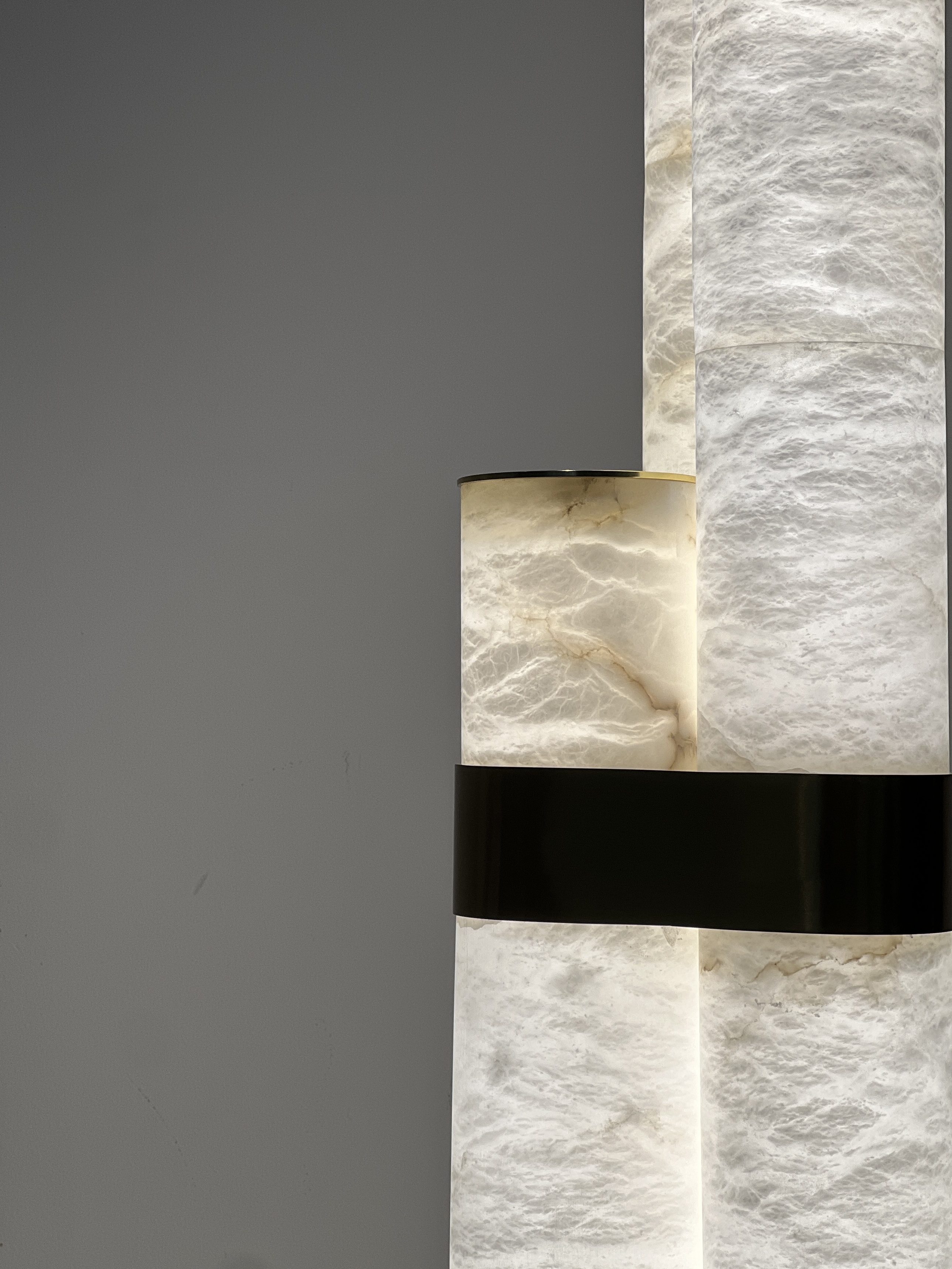 CASA Lighting Framed Alabaster Floor Lamp