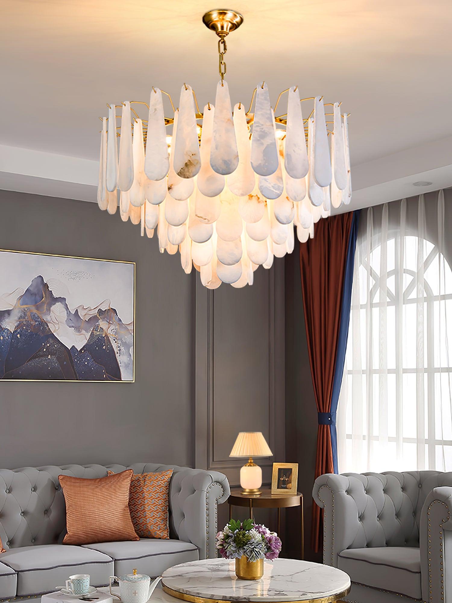 Leon Alabaster Chandelier