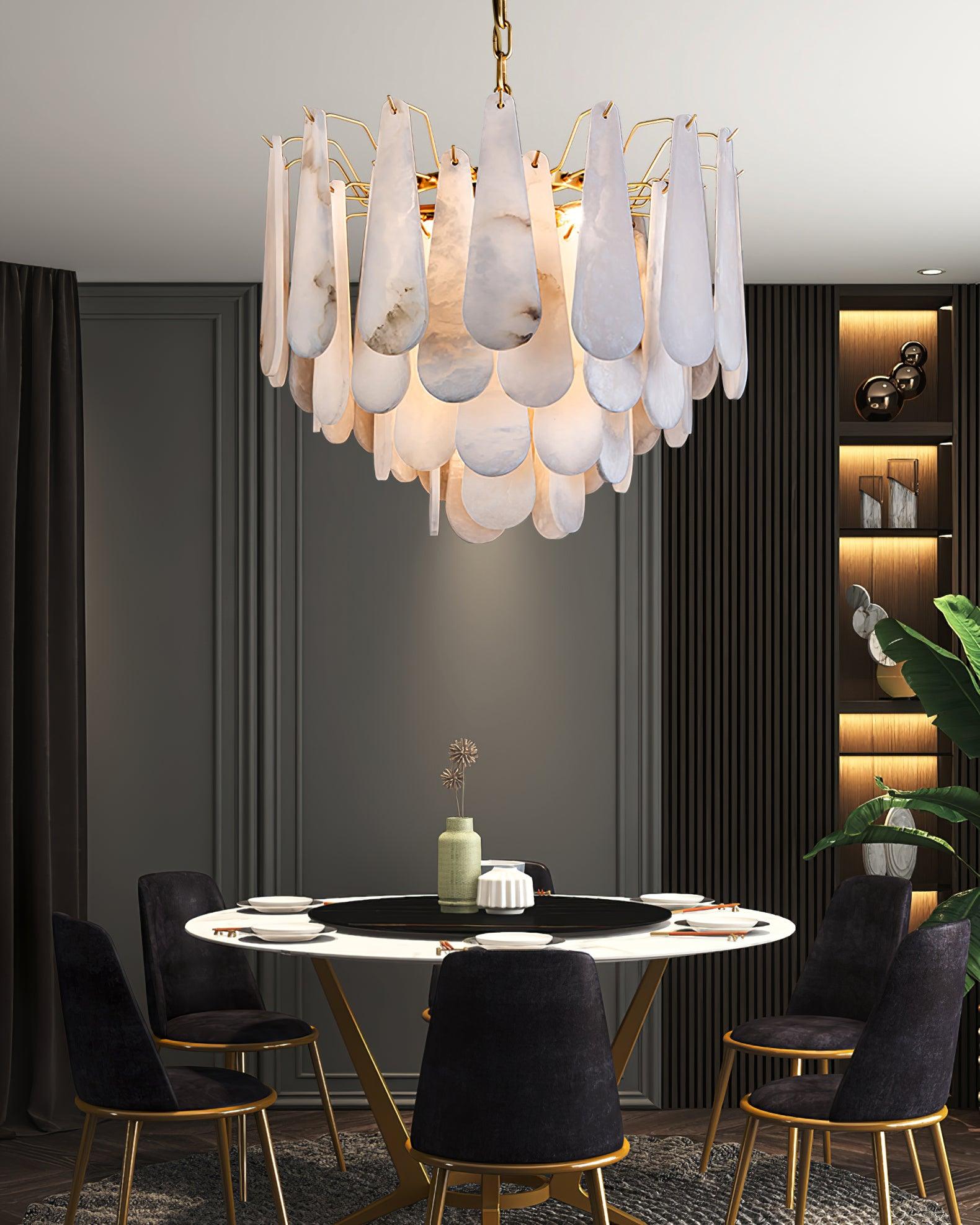 Leon Alabaster Chandelier
