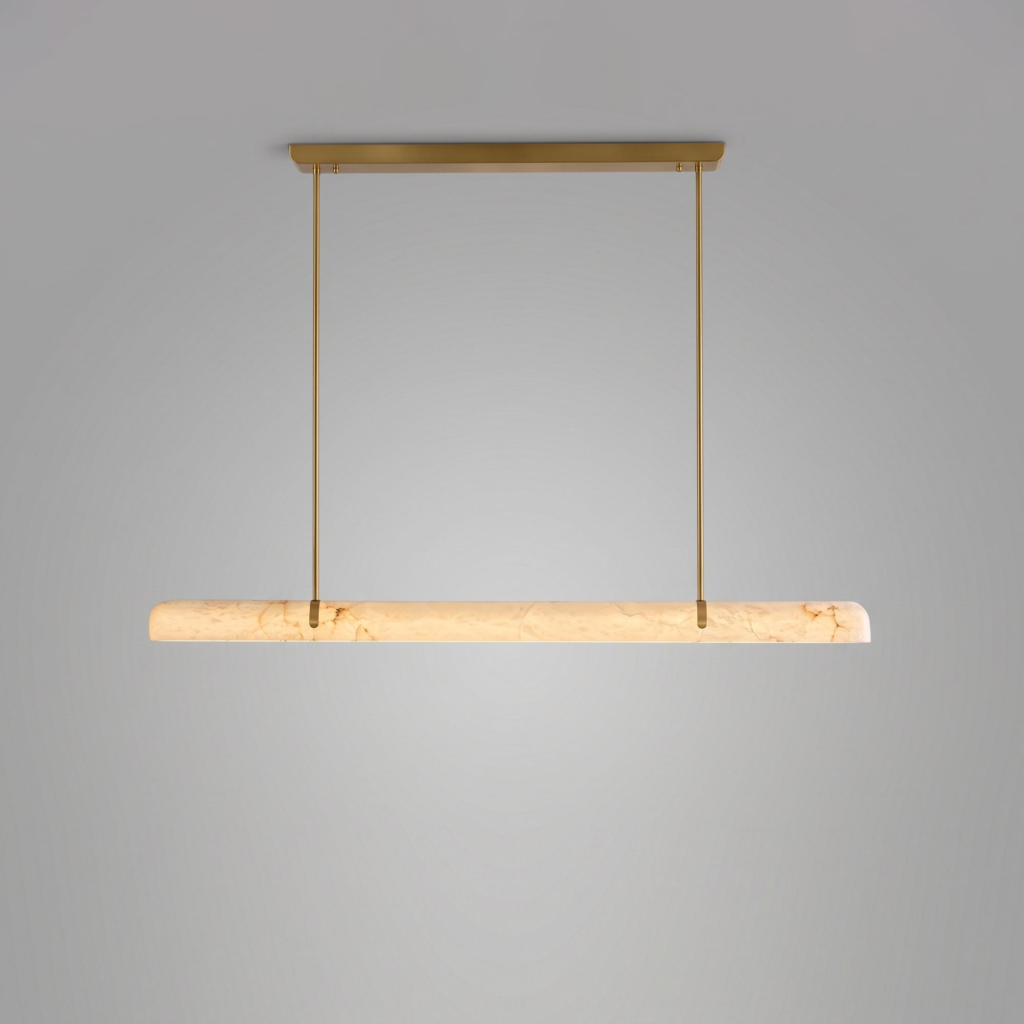 Linear Alabaster Chandelier