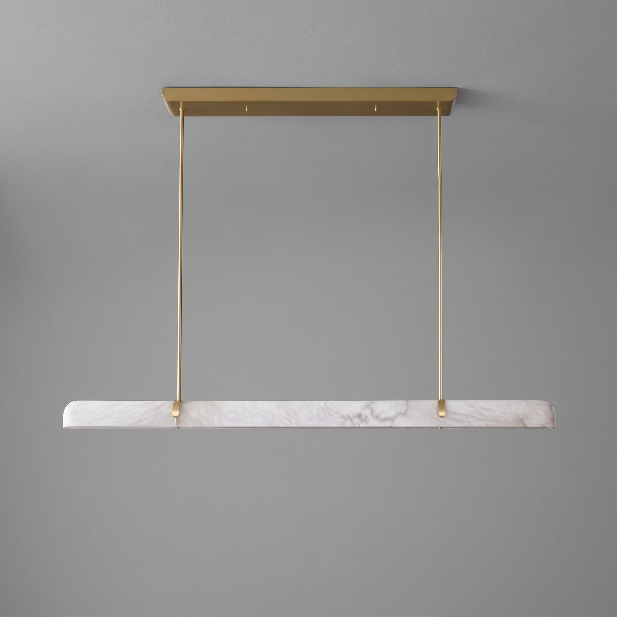 Linear Alabaster Chandelier