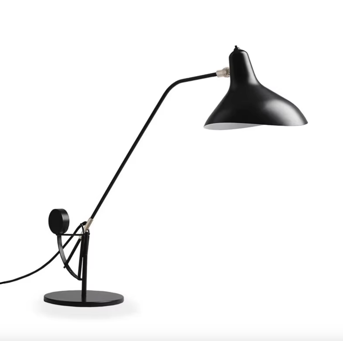 Casailighting “Counterpoise Arm” Black Brass Task Lamp