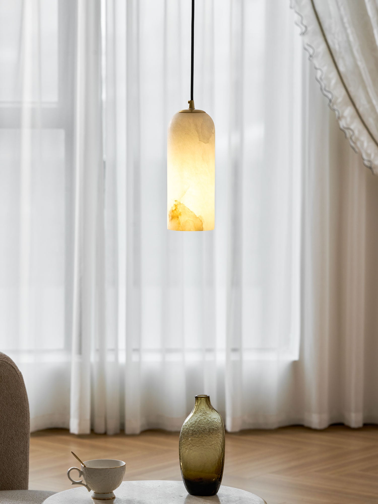 Monty  Alabaster Pendant Lamp
