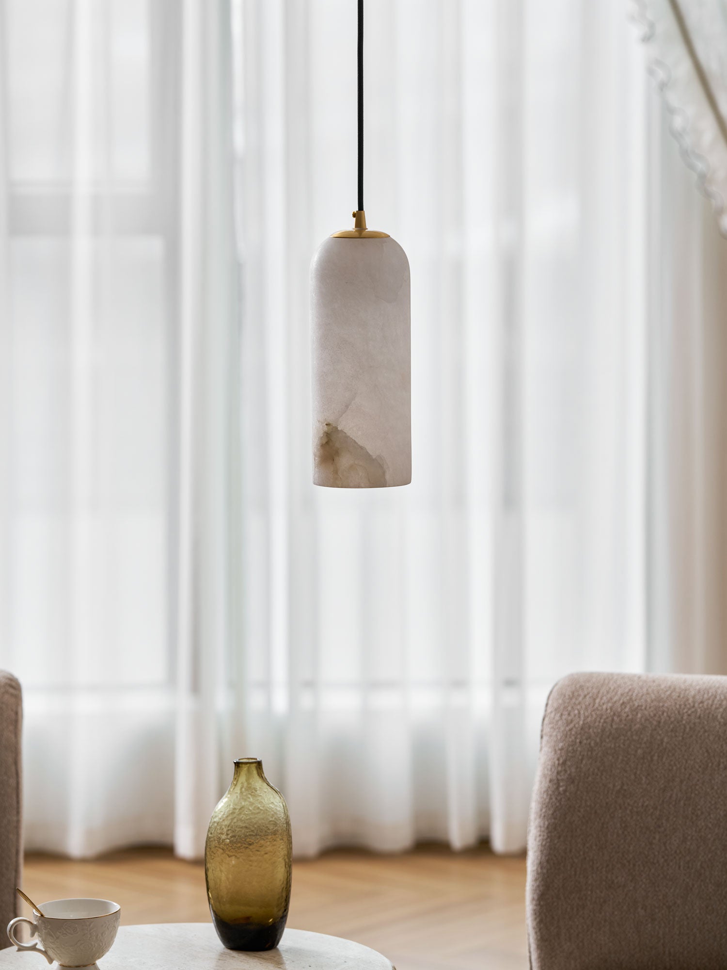Monty  Alabaster Pendant Lamp