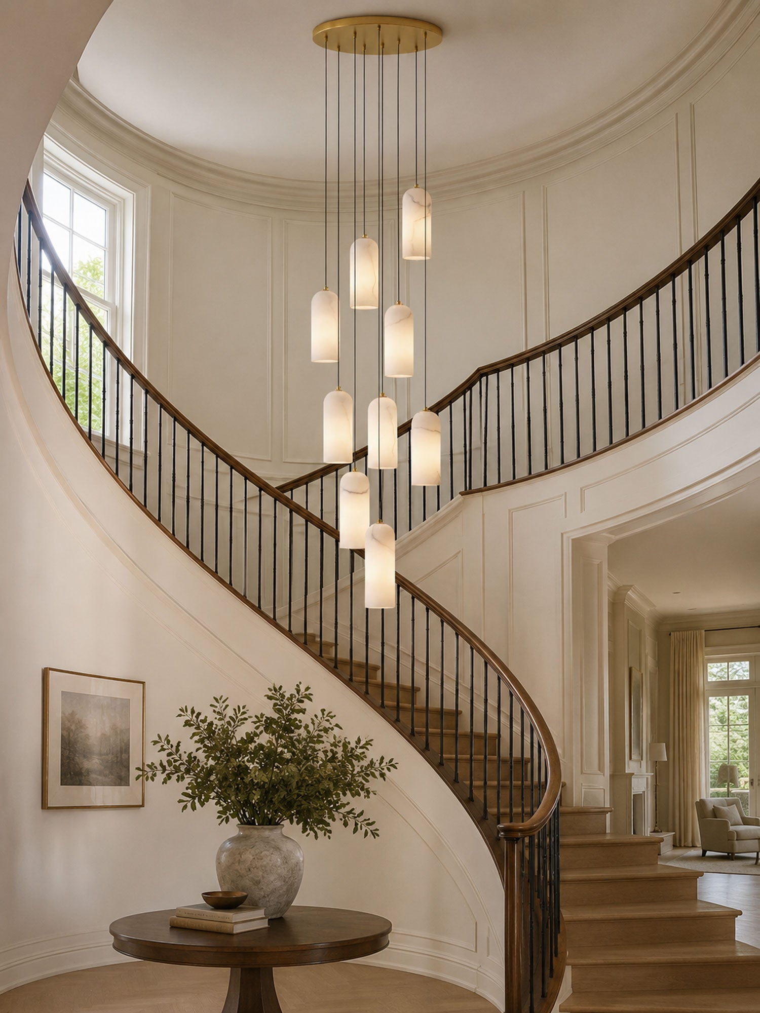 Monty  Alabaster Pendant Lamp