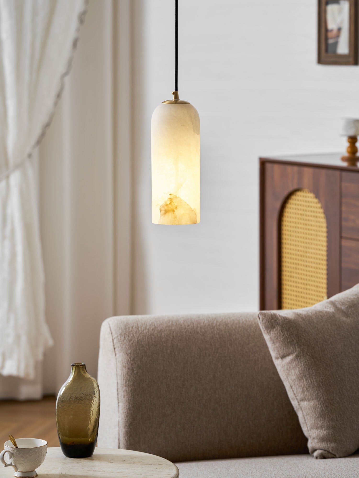 Monty  Alabaster Pendant Lamp