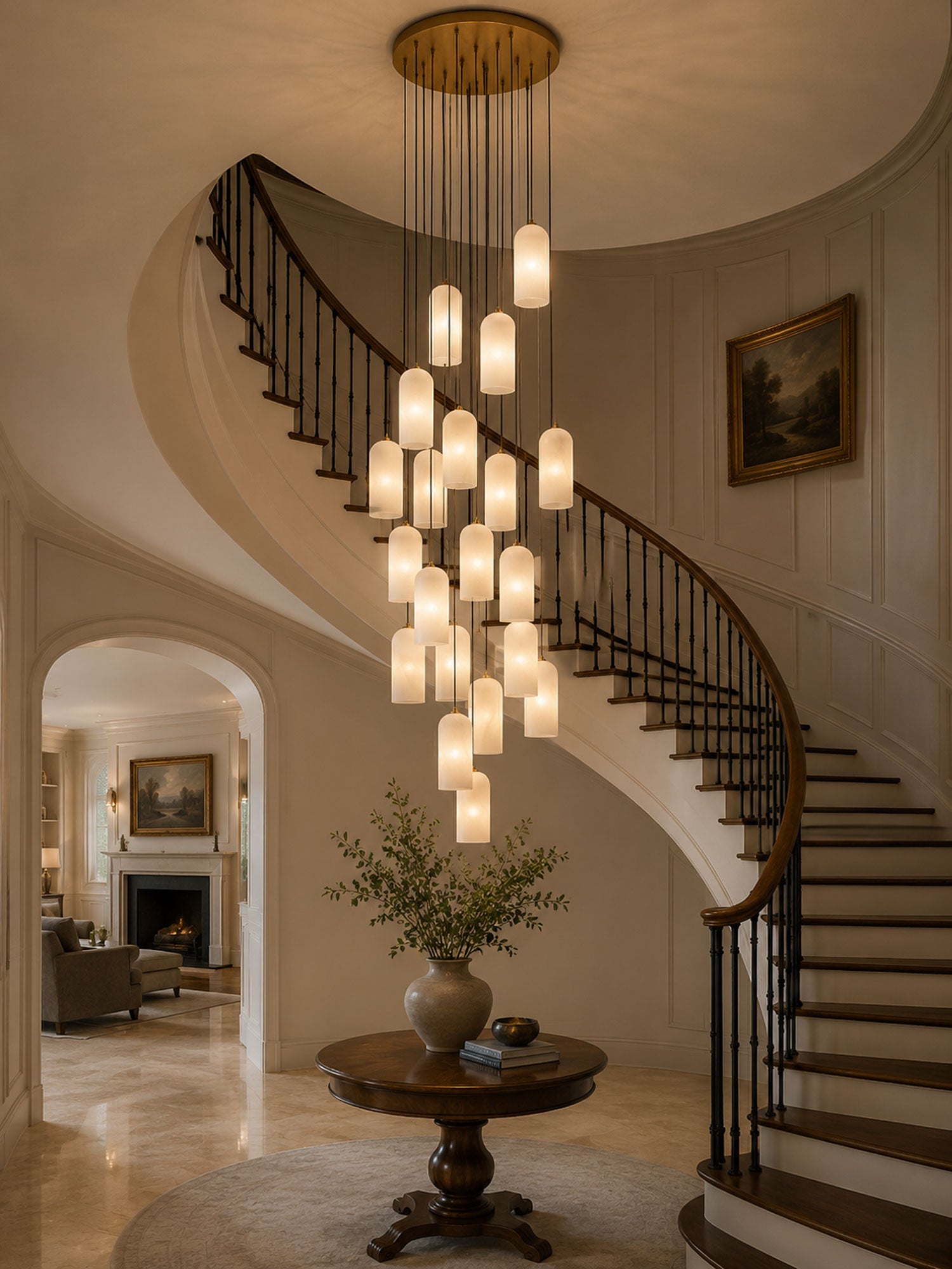 Monty  Alabaster Pendant Lamp