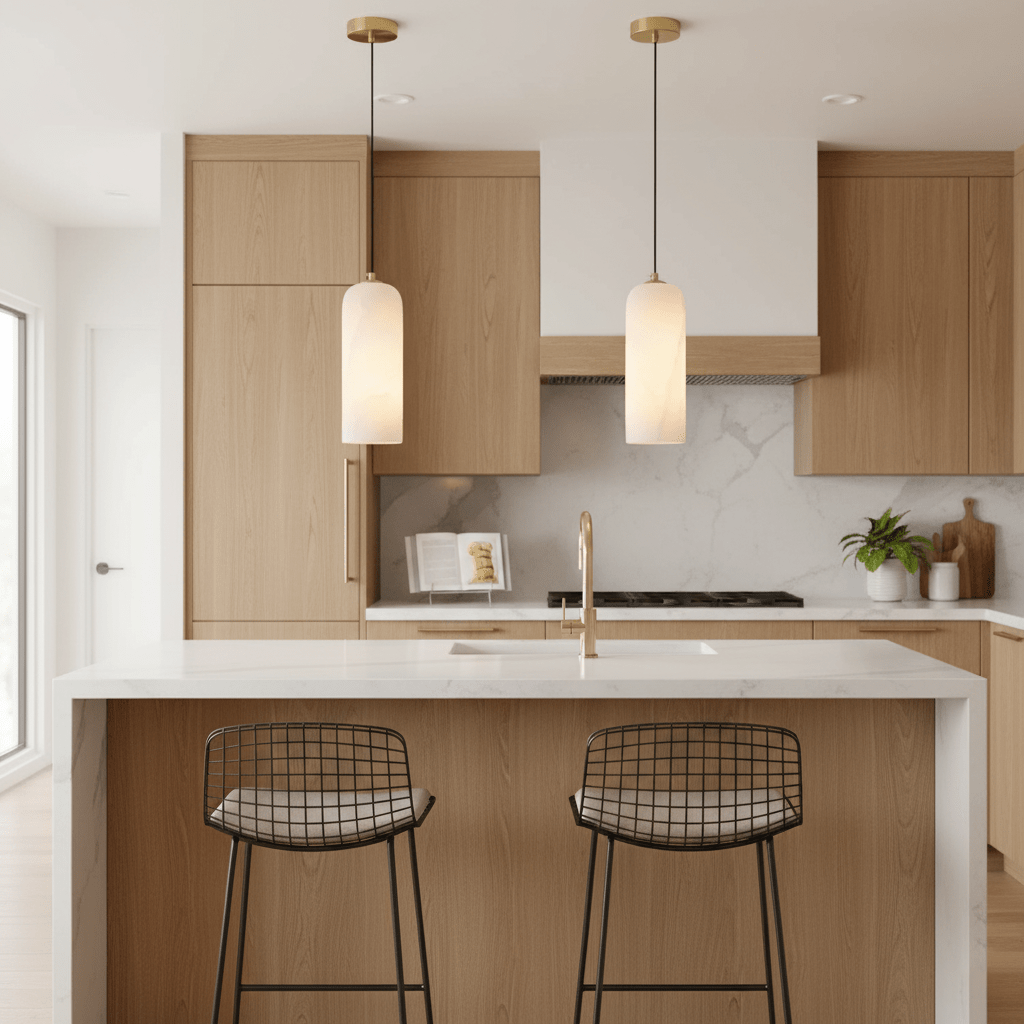 Monty  Alabaster Pendant Lamp