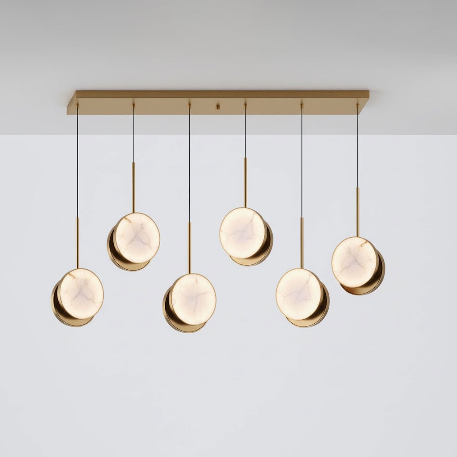Moonshade Alabaster Pendant Light