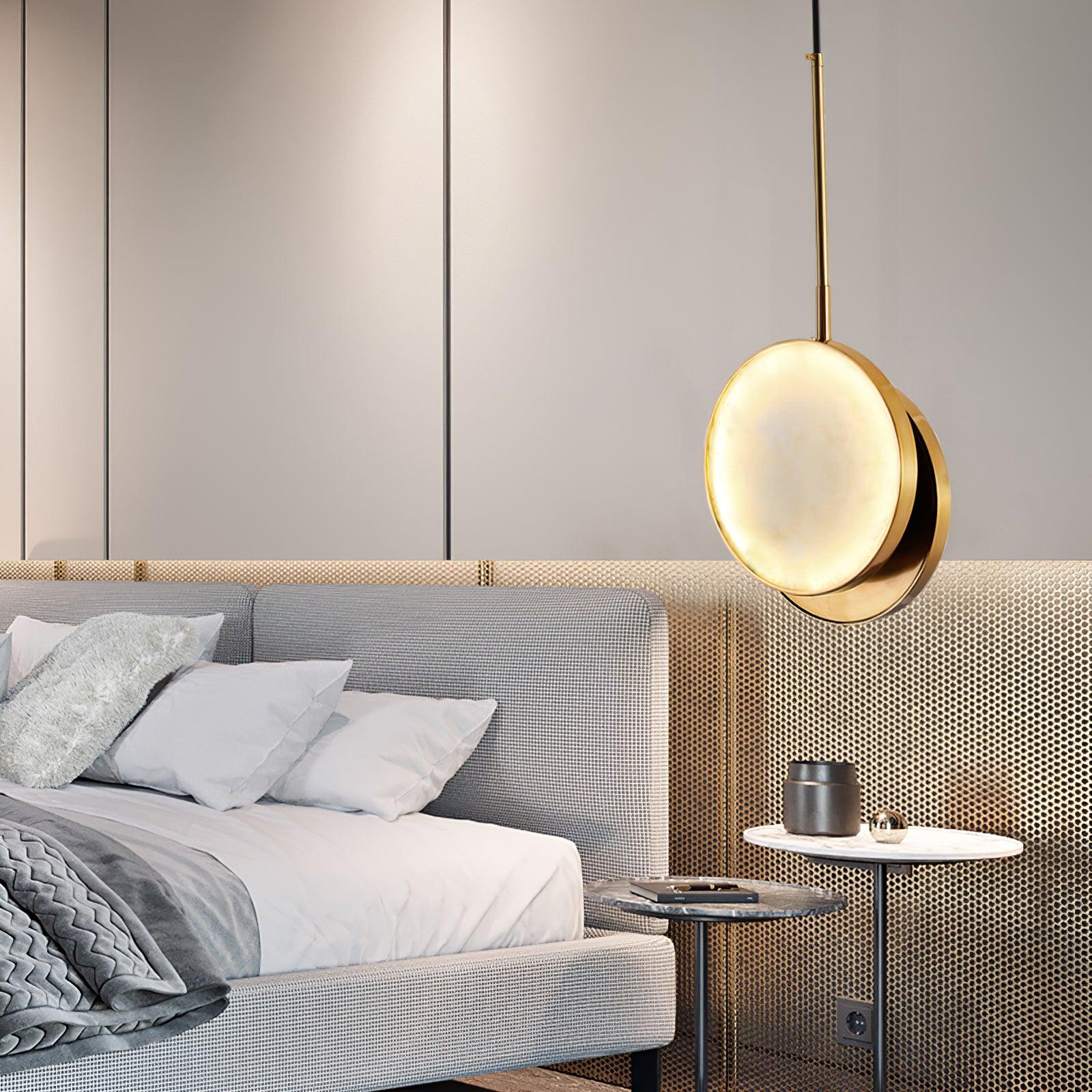 Moonshade Alabaster Pendant Light