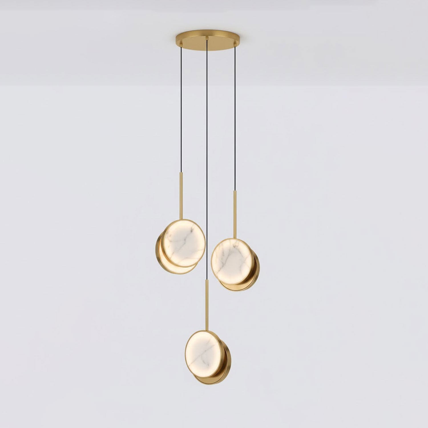 Moonshade Alabaster Pendant Light