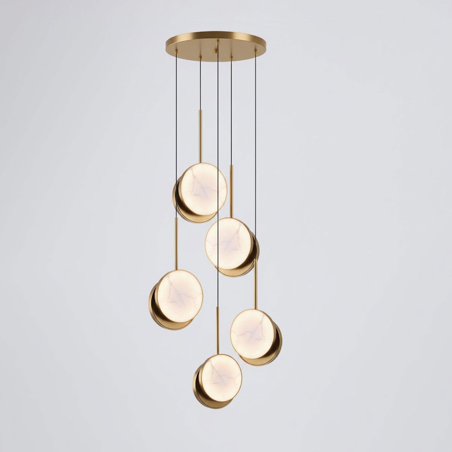 Moonshade Alabaster Pendant Light
