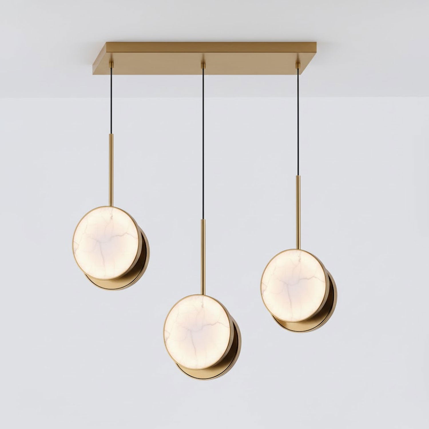 Moonshade Alabaster Pendant Light