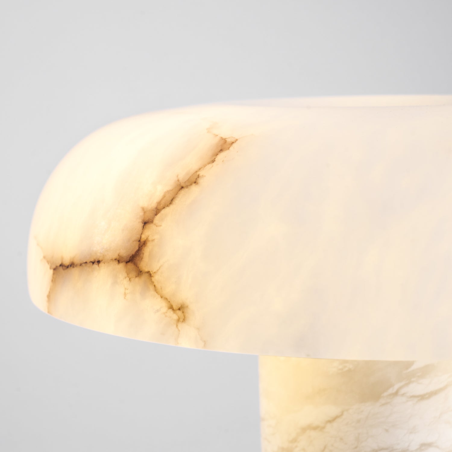 Mushroom Type Alabaster Table Lamp
