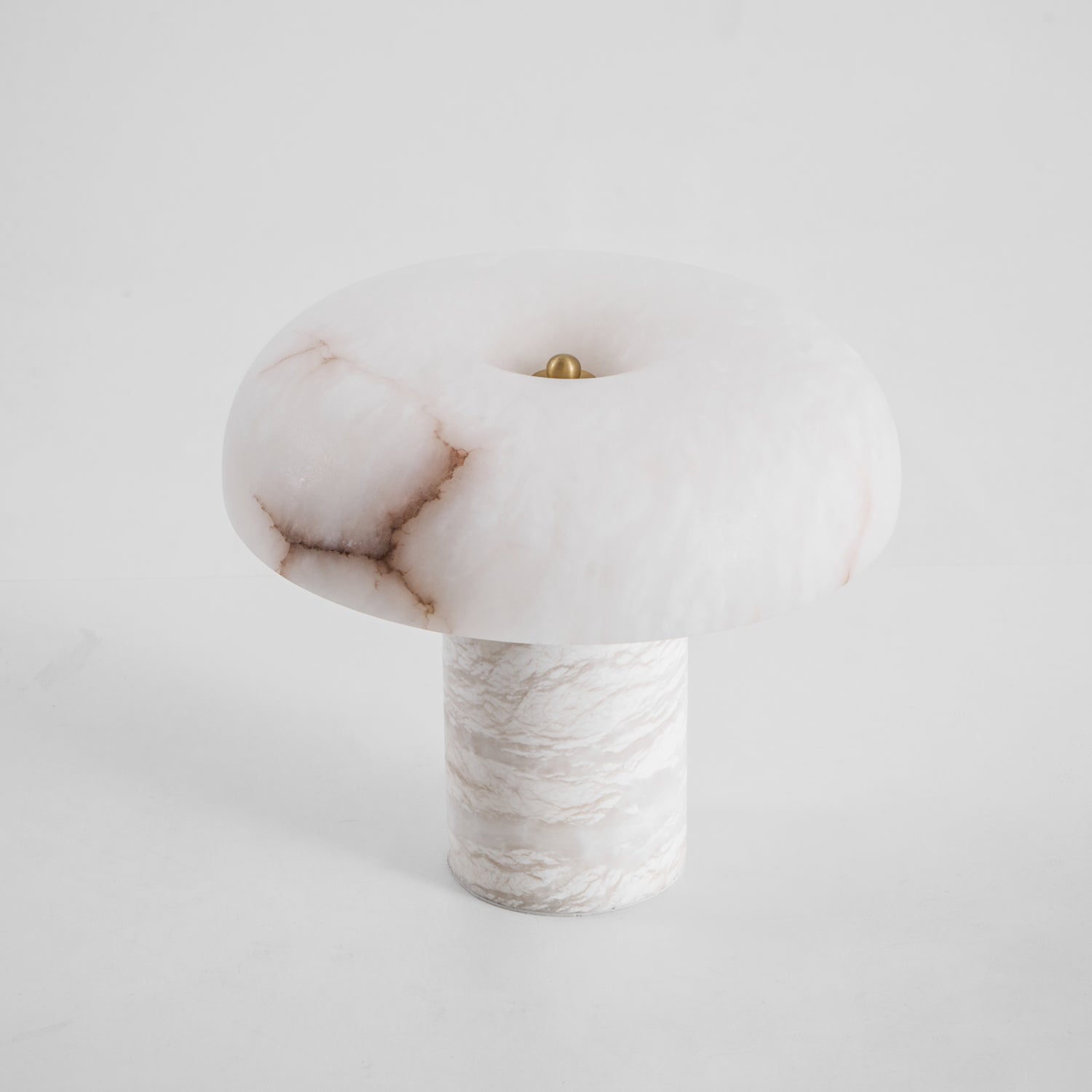 Mushroom Type Alabaster Table Lamp