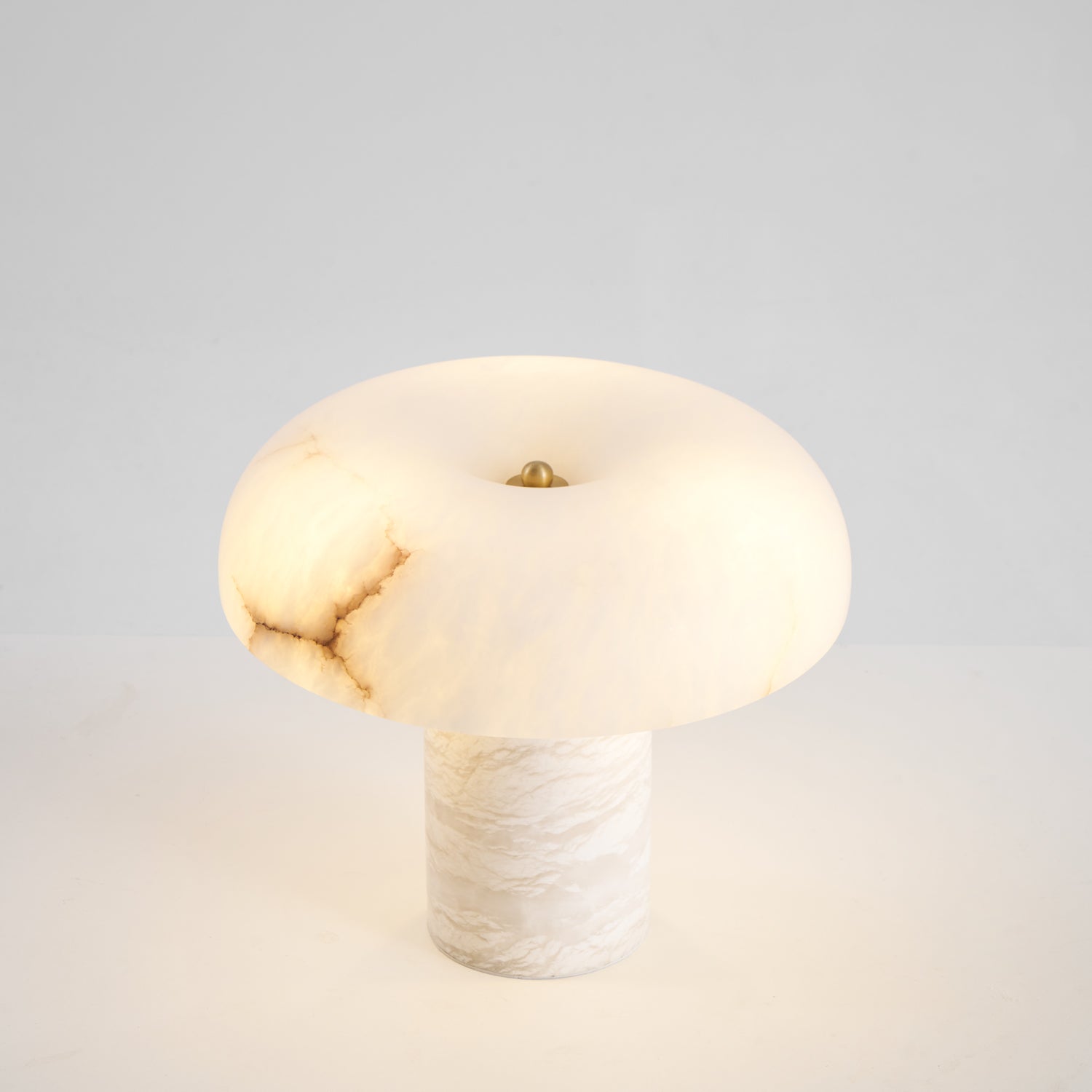 Mushroom Type Alabaster Table Lamp