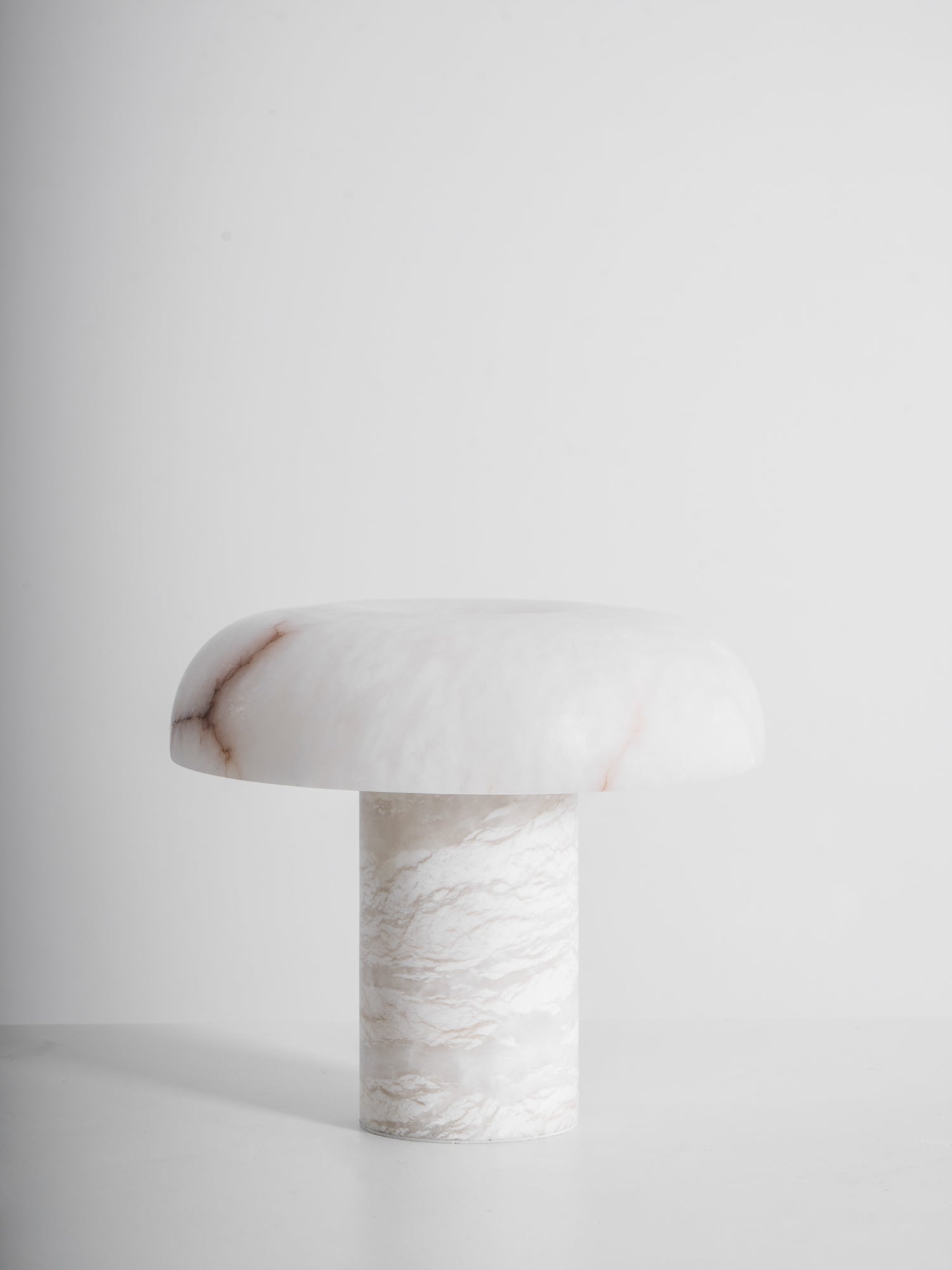 Mushroom Type Alabaster Table Lamp