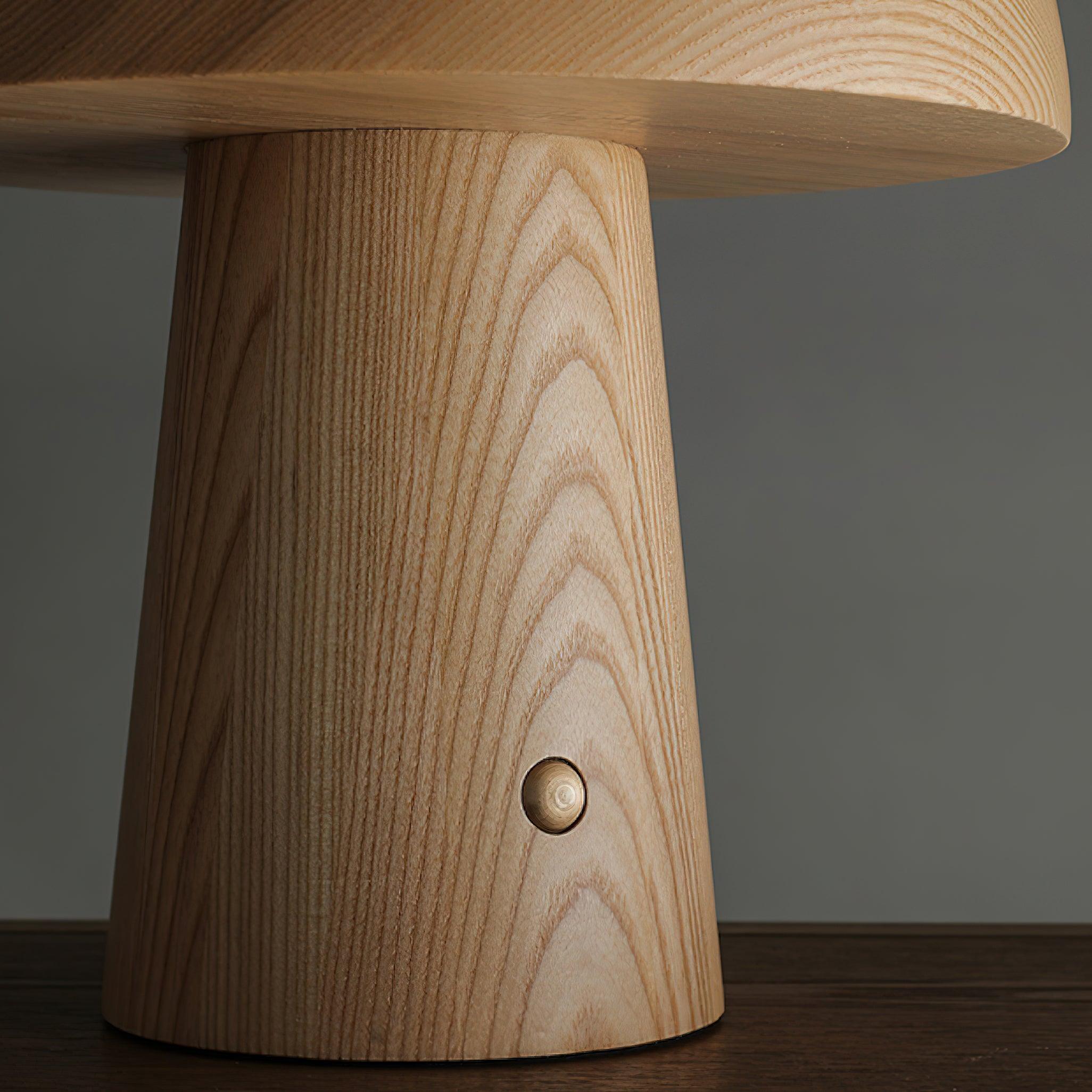 Mushroom Cloud Alabaster Table Lamp