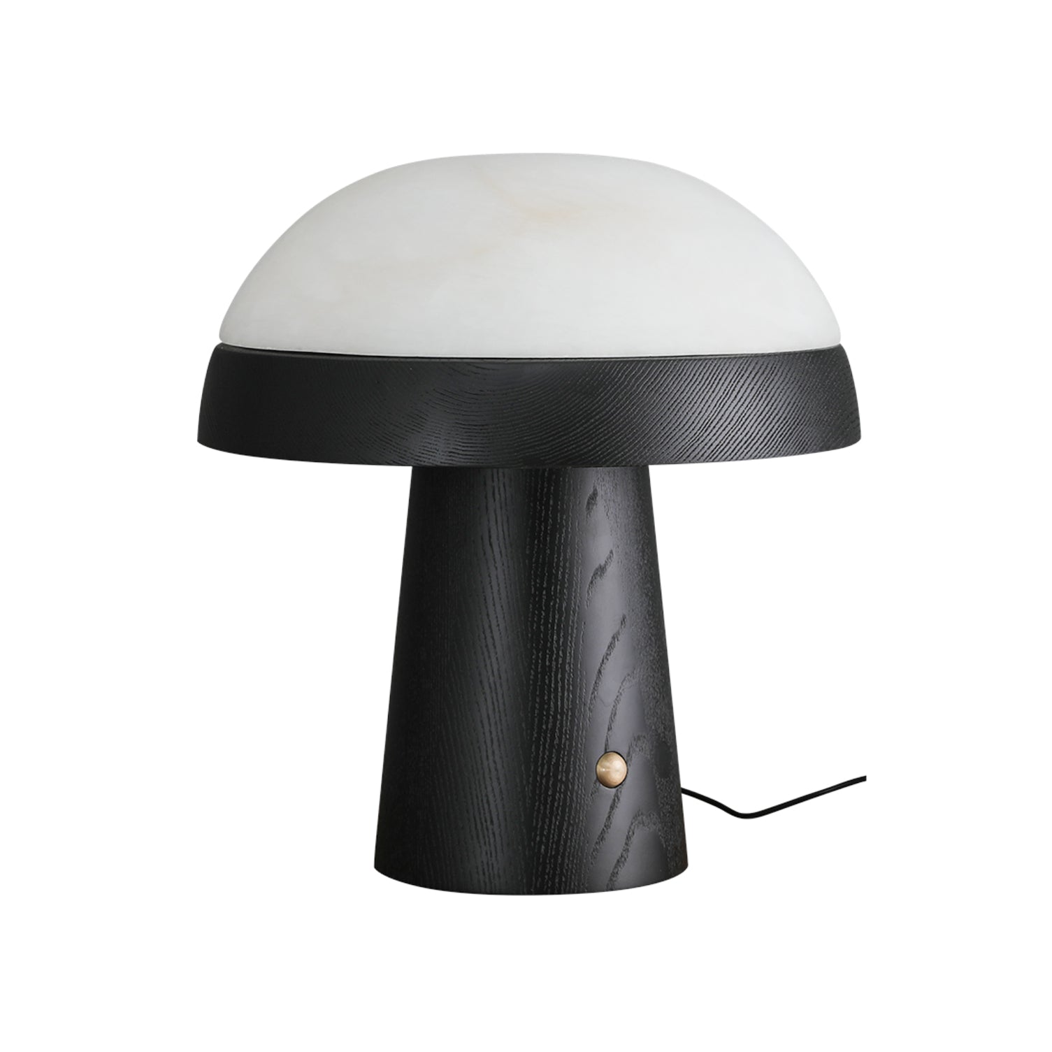 Mushroom Cloud Alabaster Table Lamp