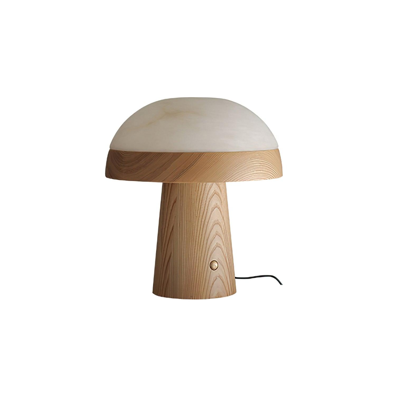 Mushroom Cloud Alabaster Table Lamp