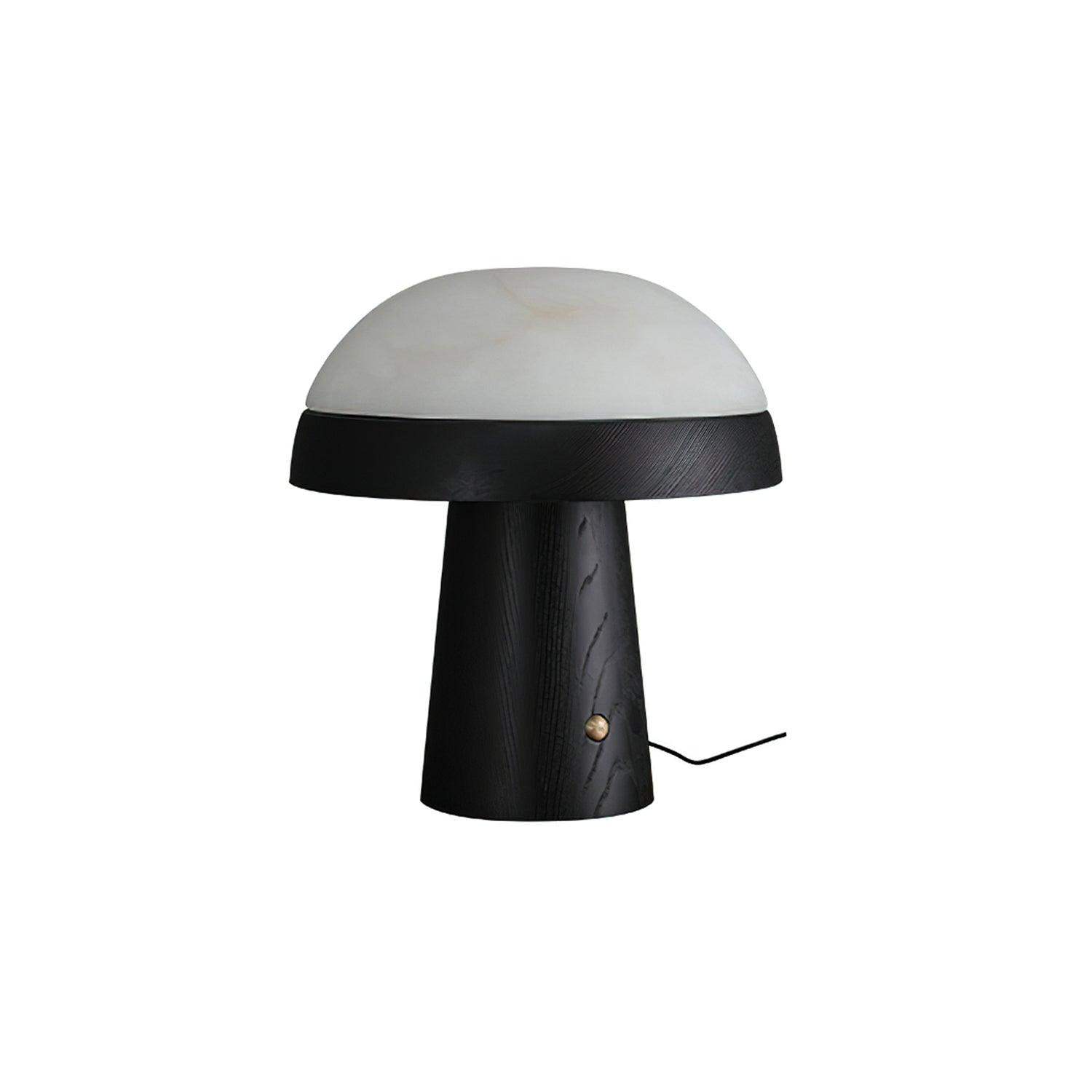 Mushroom Cloud Alabaster Table Lamp