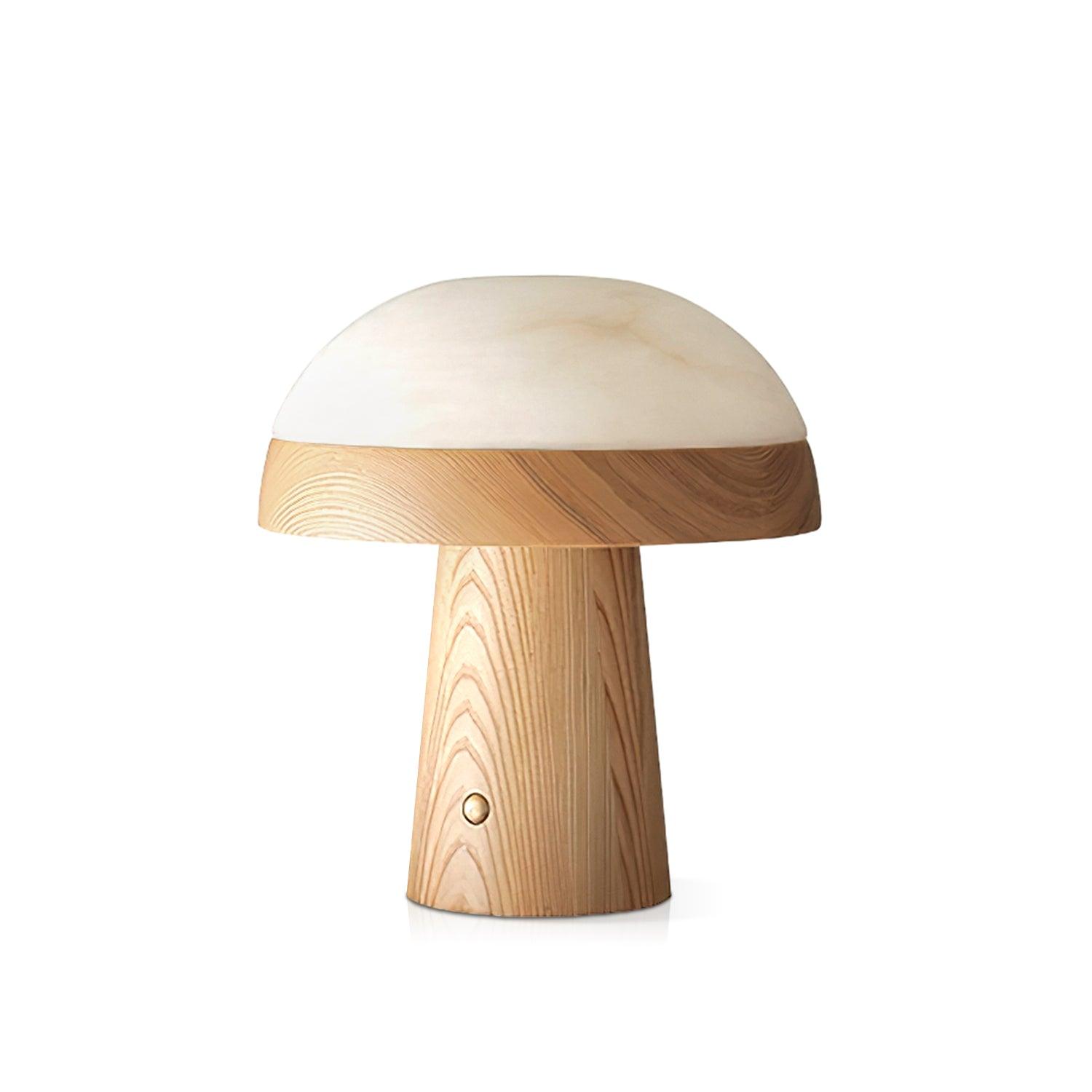 Mushroom Cloud Alabaster Table Lamp