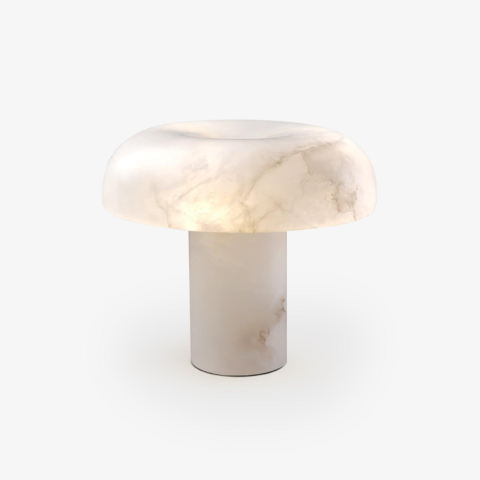Mushroom Type Alabaster Table Lamp