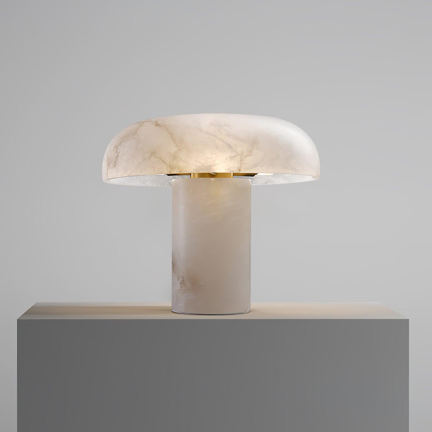 Mushroom Type Alabaster Table Lamp