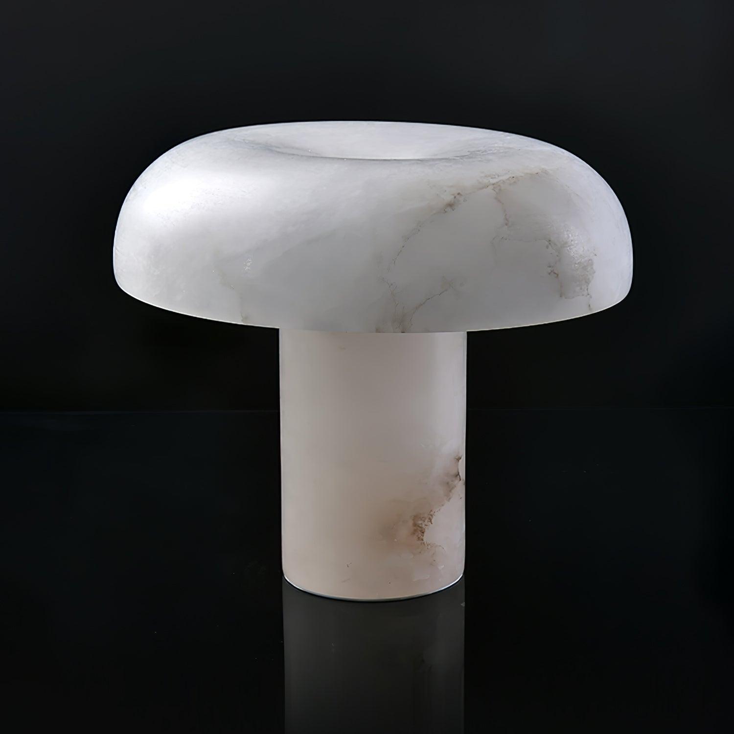 Mushroom Type Alabaster Table Lamp