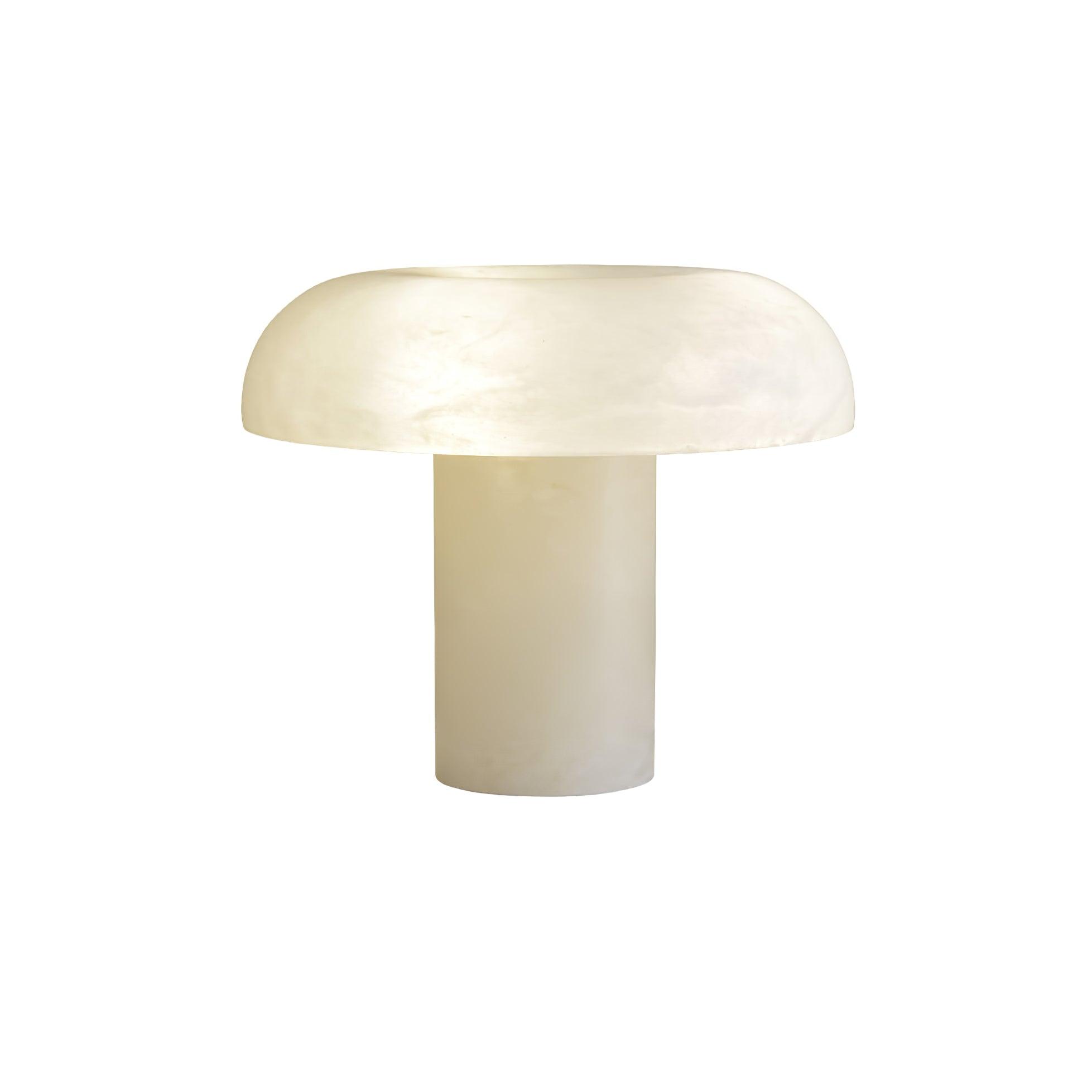 Mushroom Type Alabaster Table Lamp