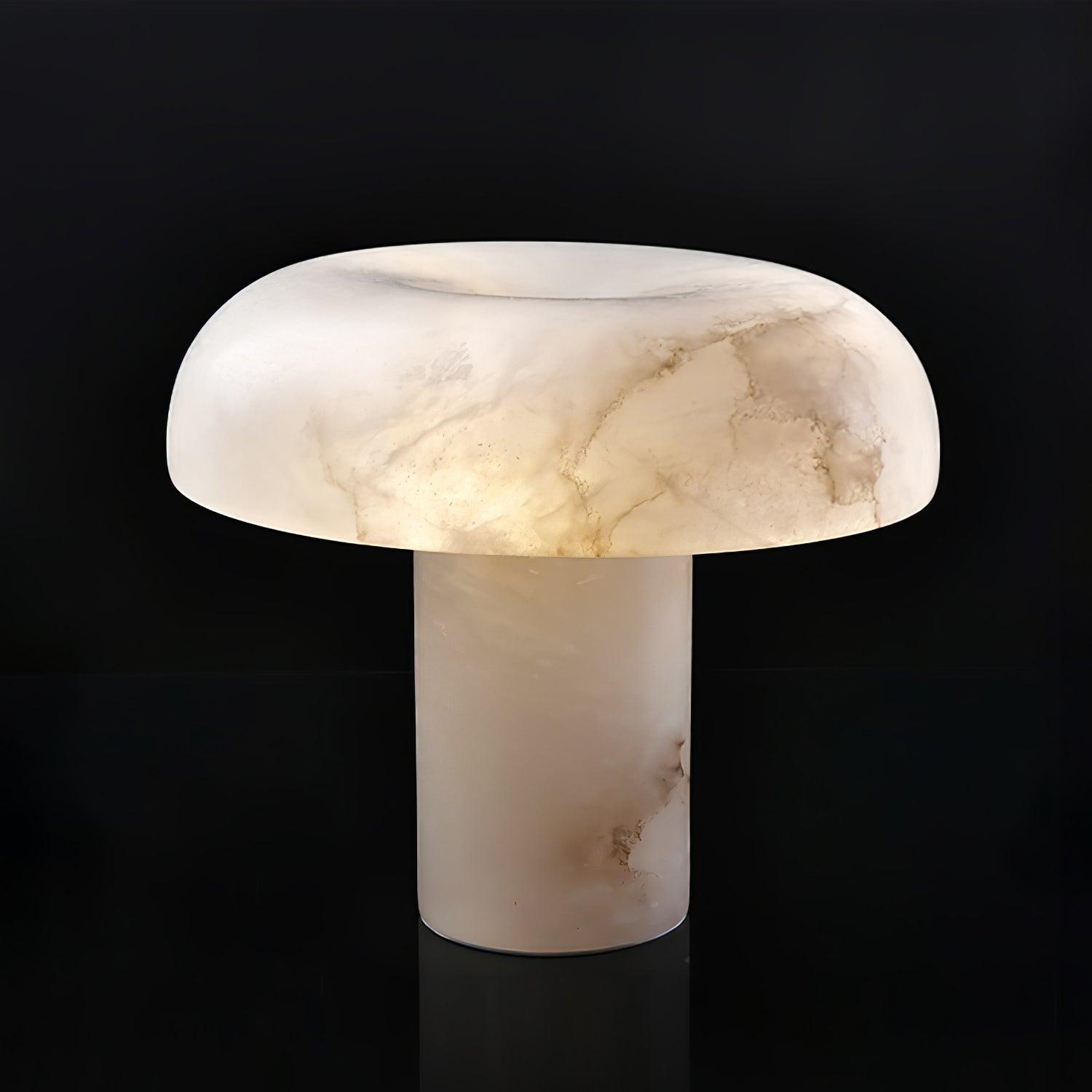 Mushroom Type Alabaster Table Lamp
