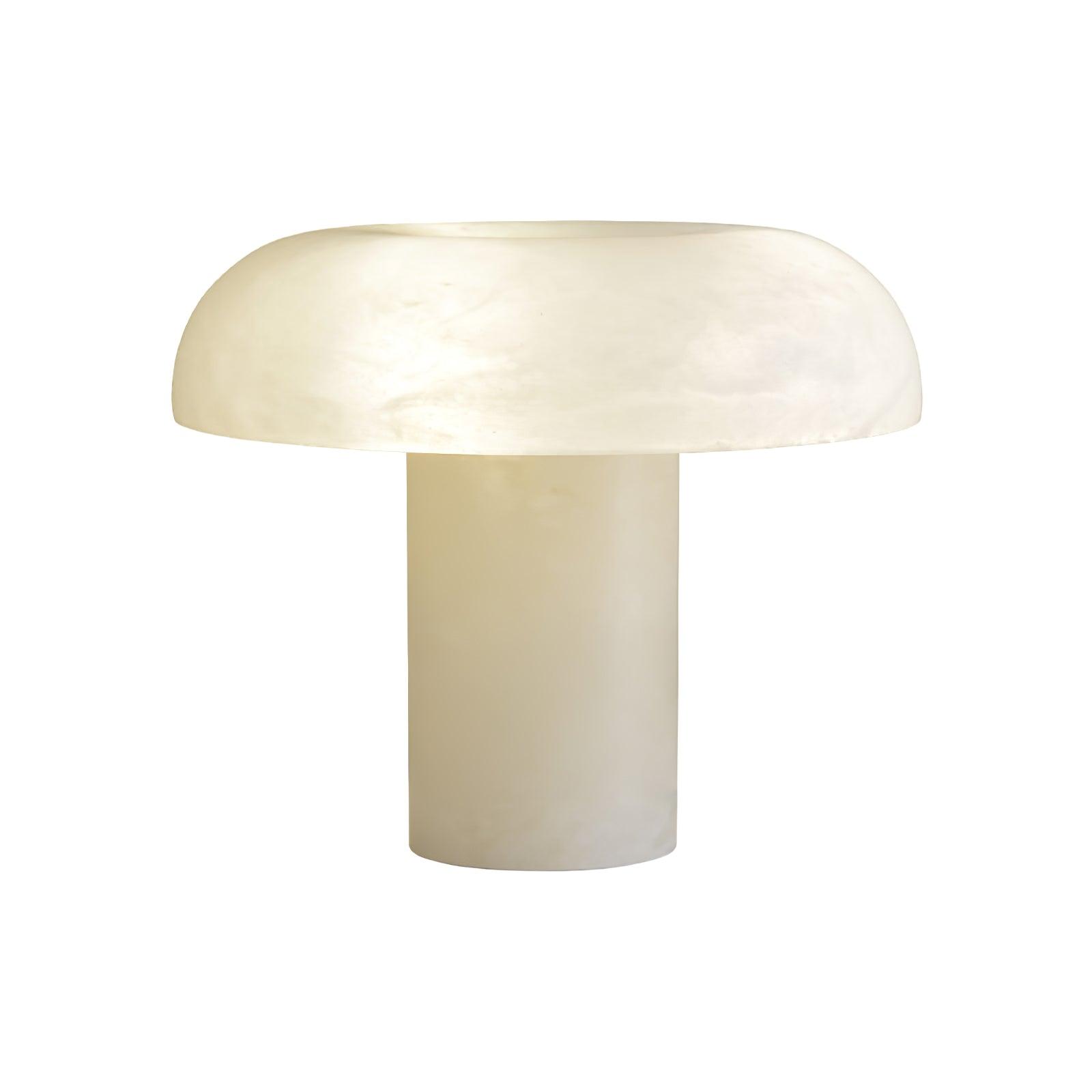Mushroom Type Alabaster Table Lamp