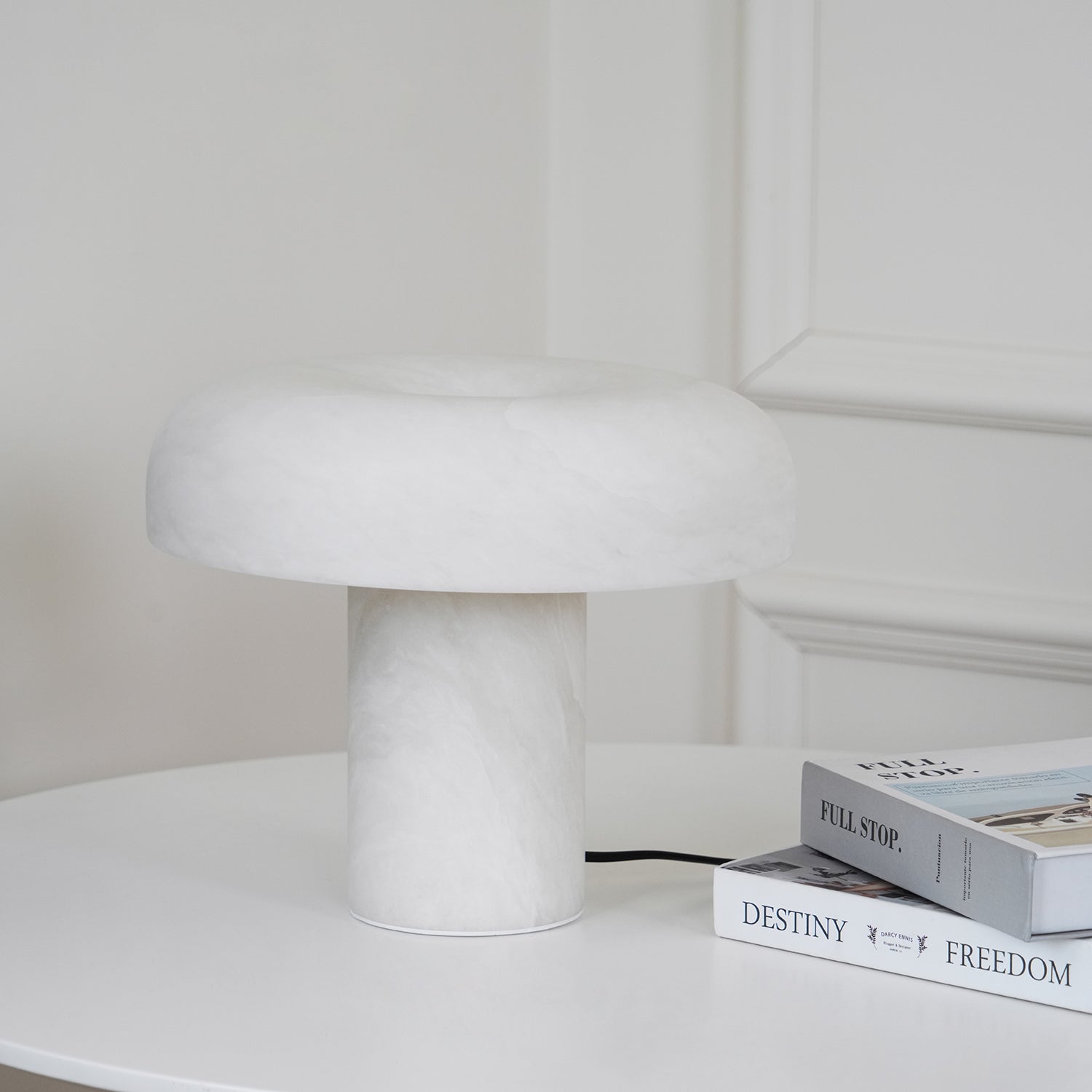 Mushroom Type Alabaster Table Lamp
