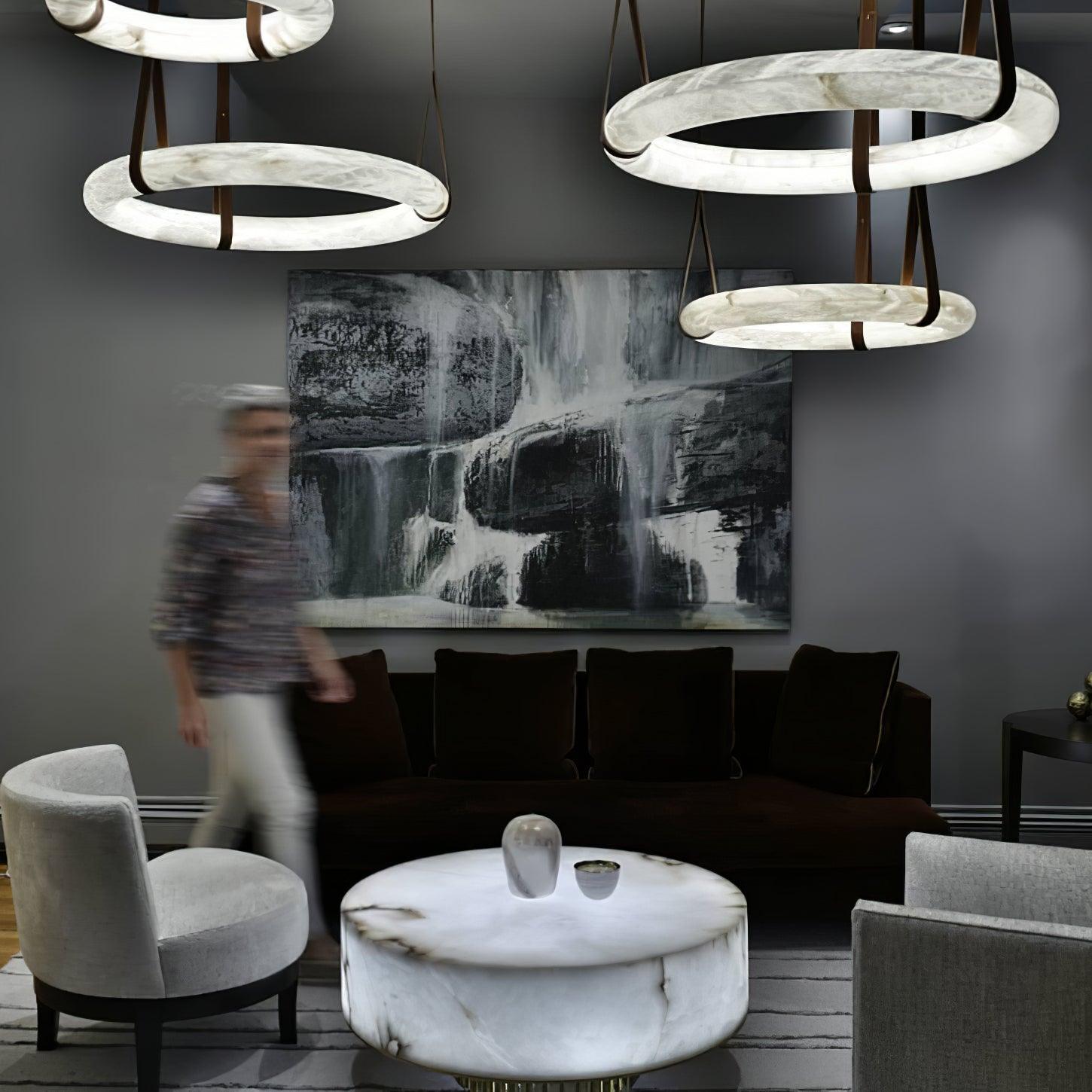 Oslo Alabaster Pendant Light B