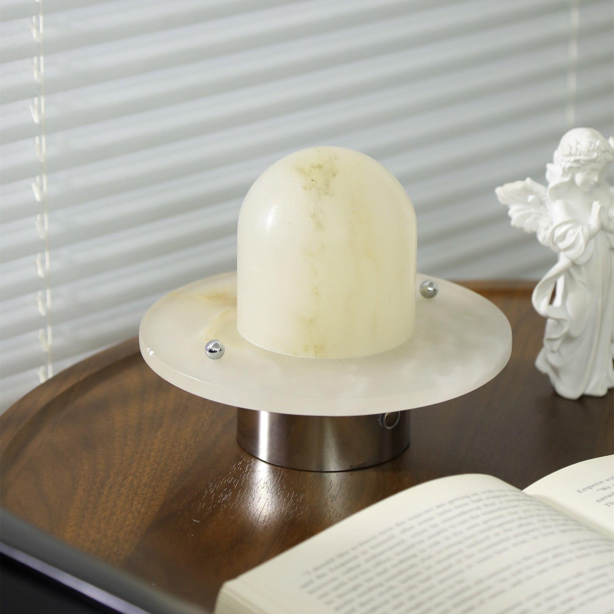 Petrified Alabaster Table Lamp