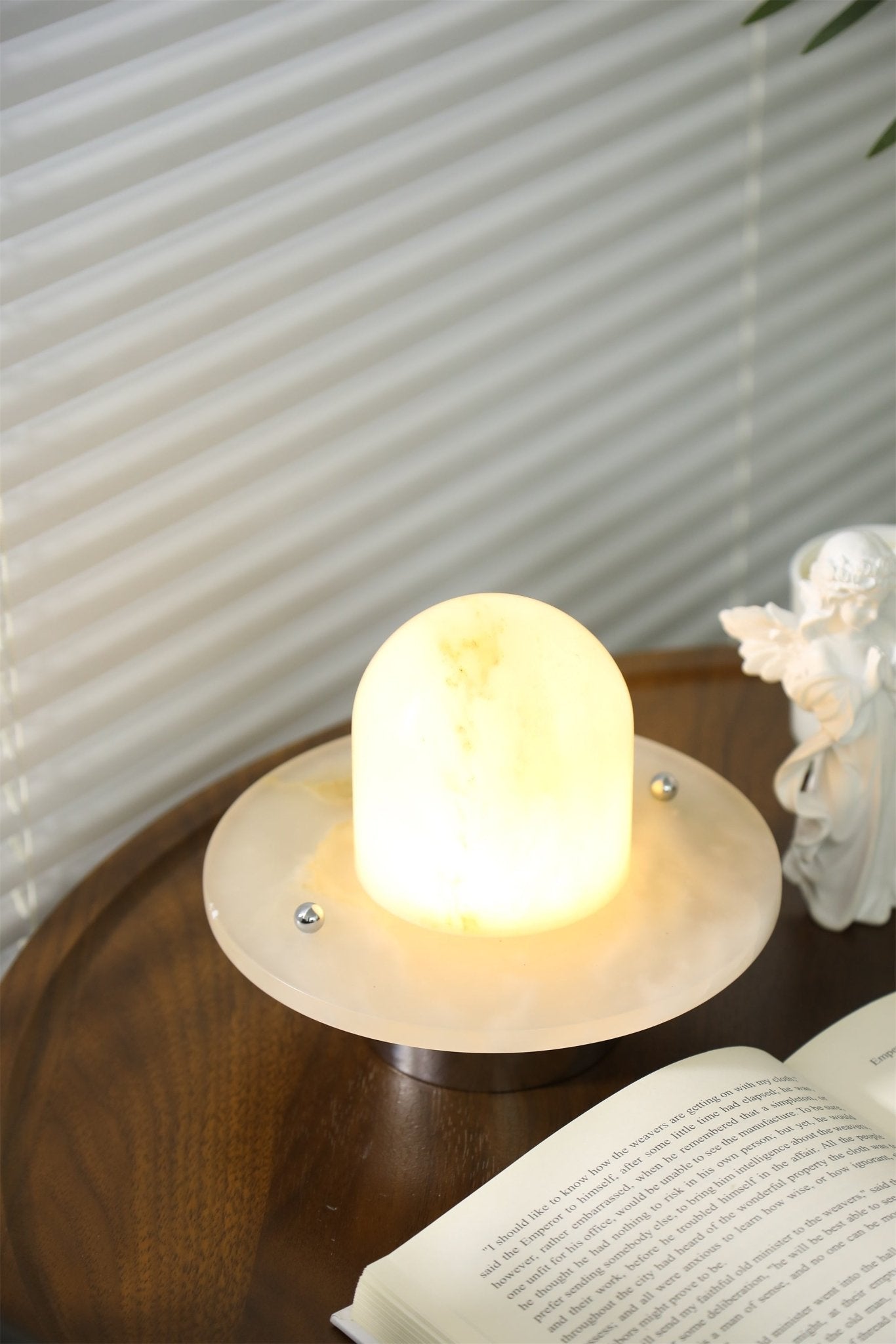 Petrified Alabaster Table Lamp