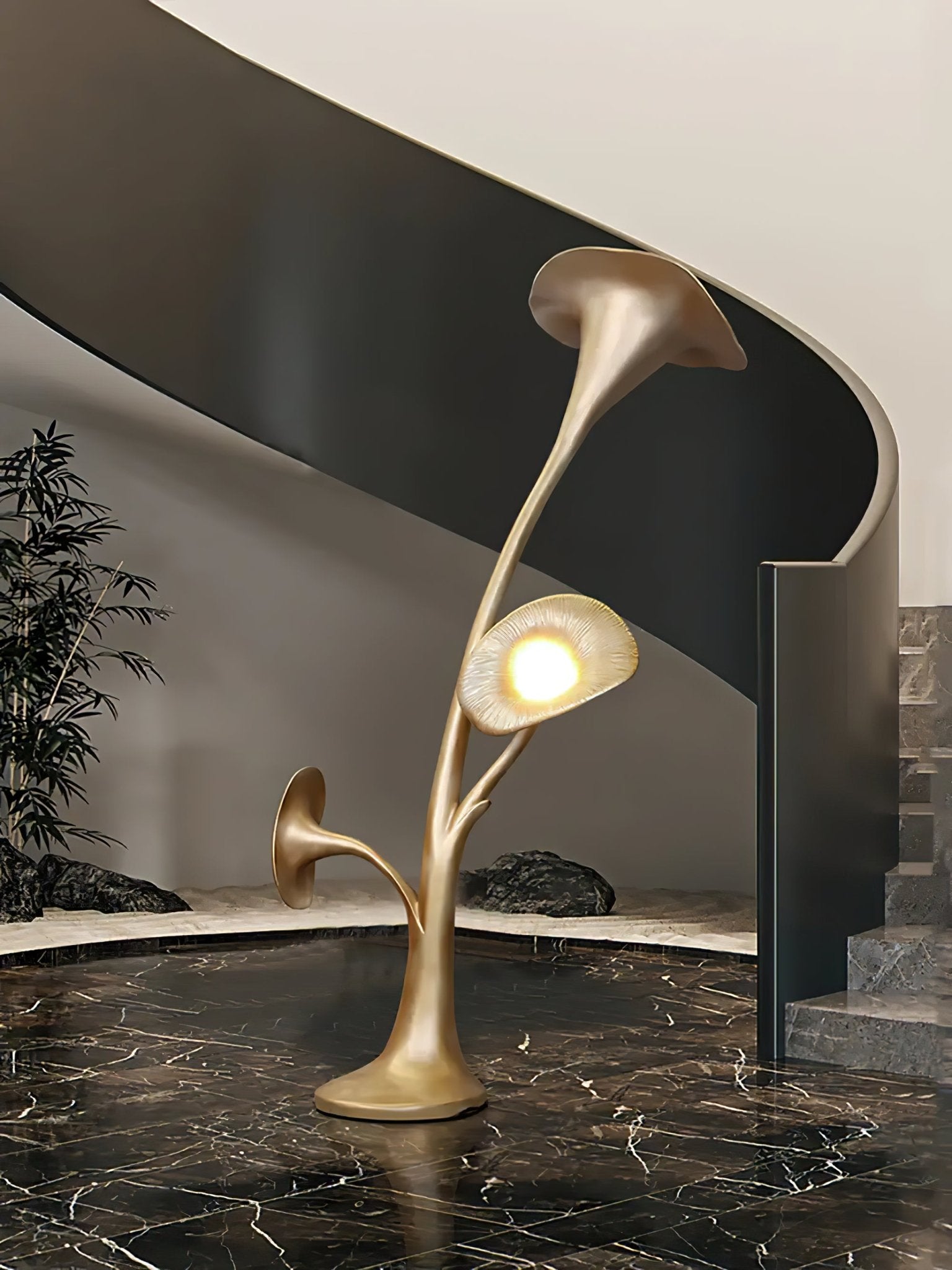 Petunia Sculpture Floor Lamp