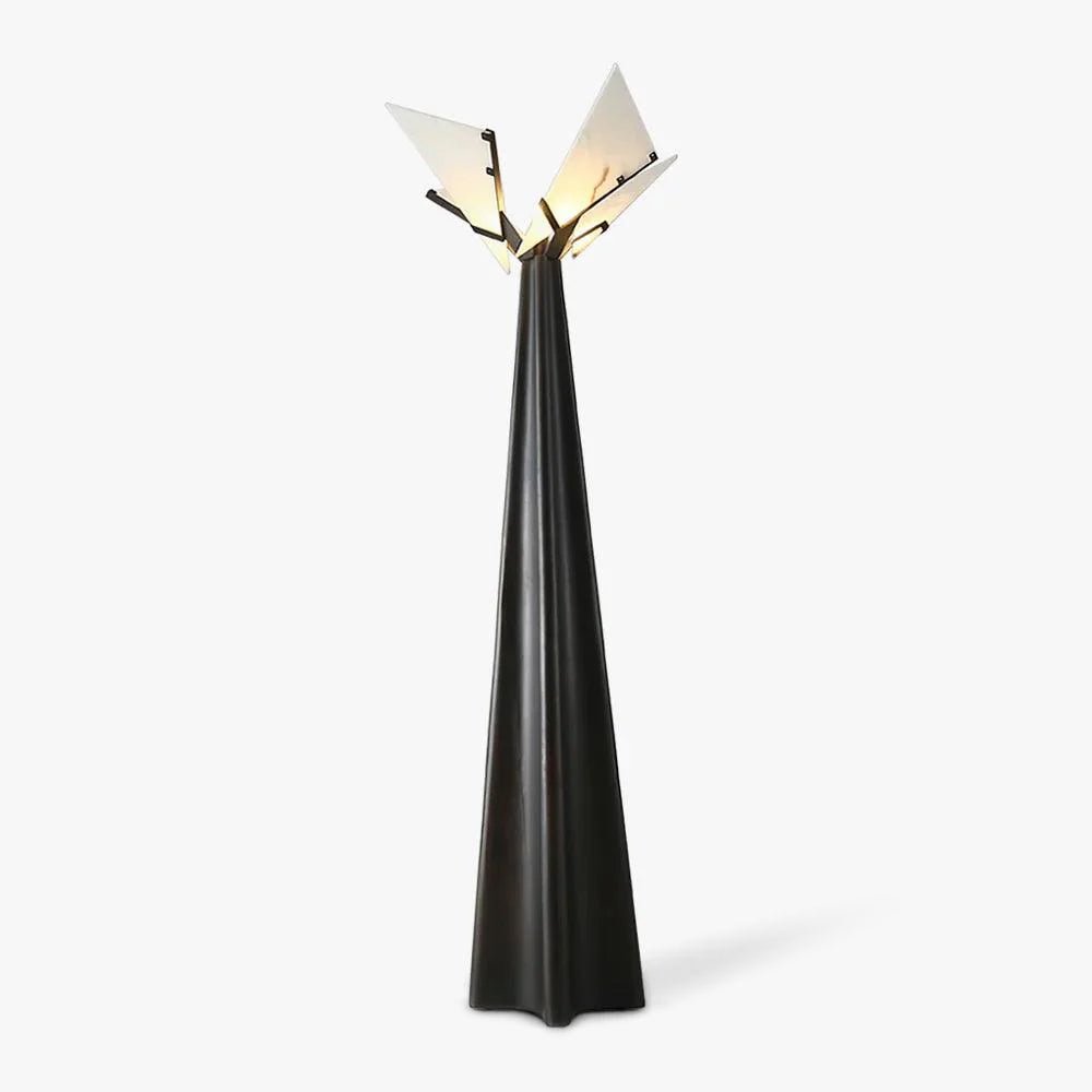 Religieuse Alabaster Floor Lamp