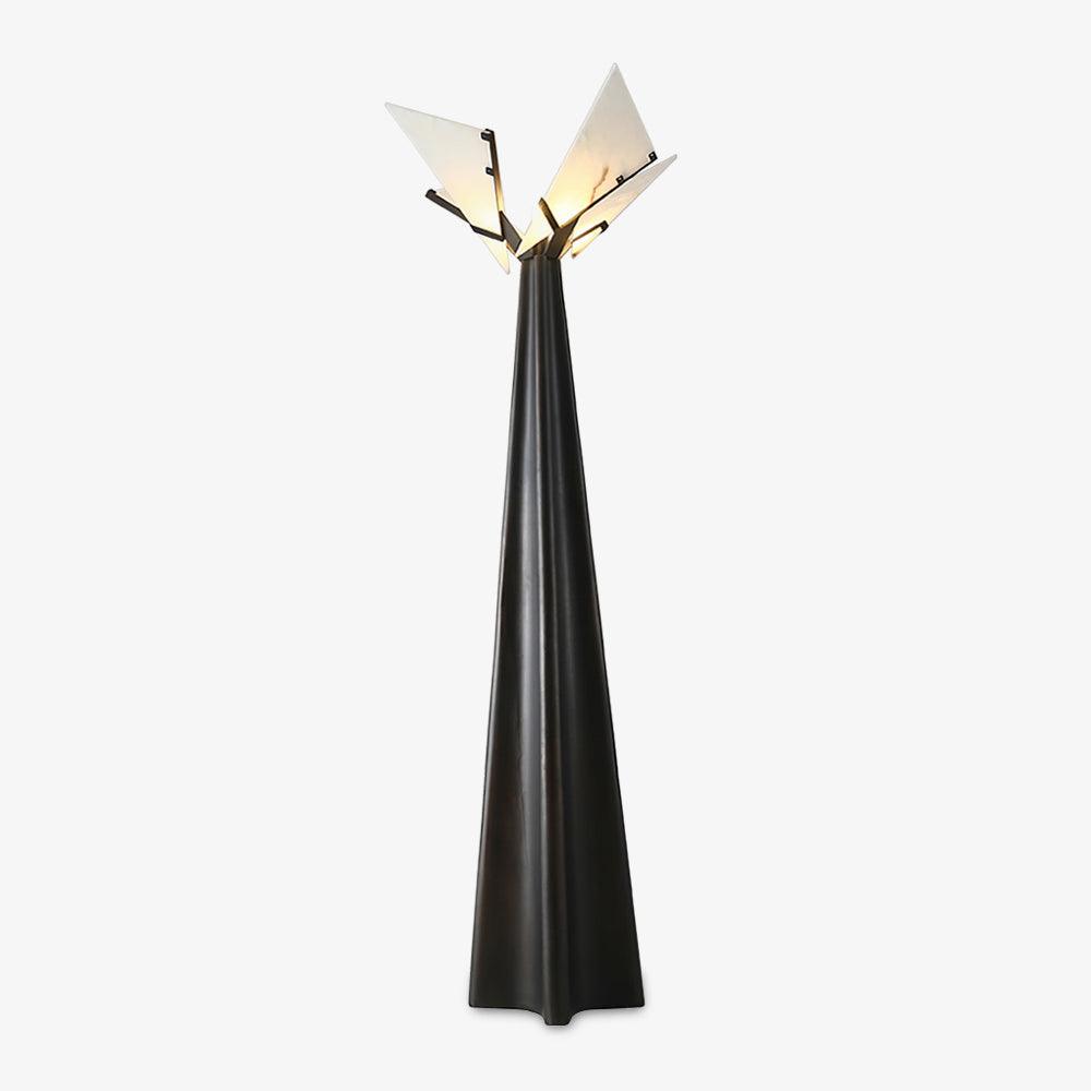 Religieuse Alabaster Floor Lamp