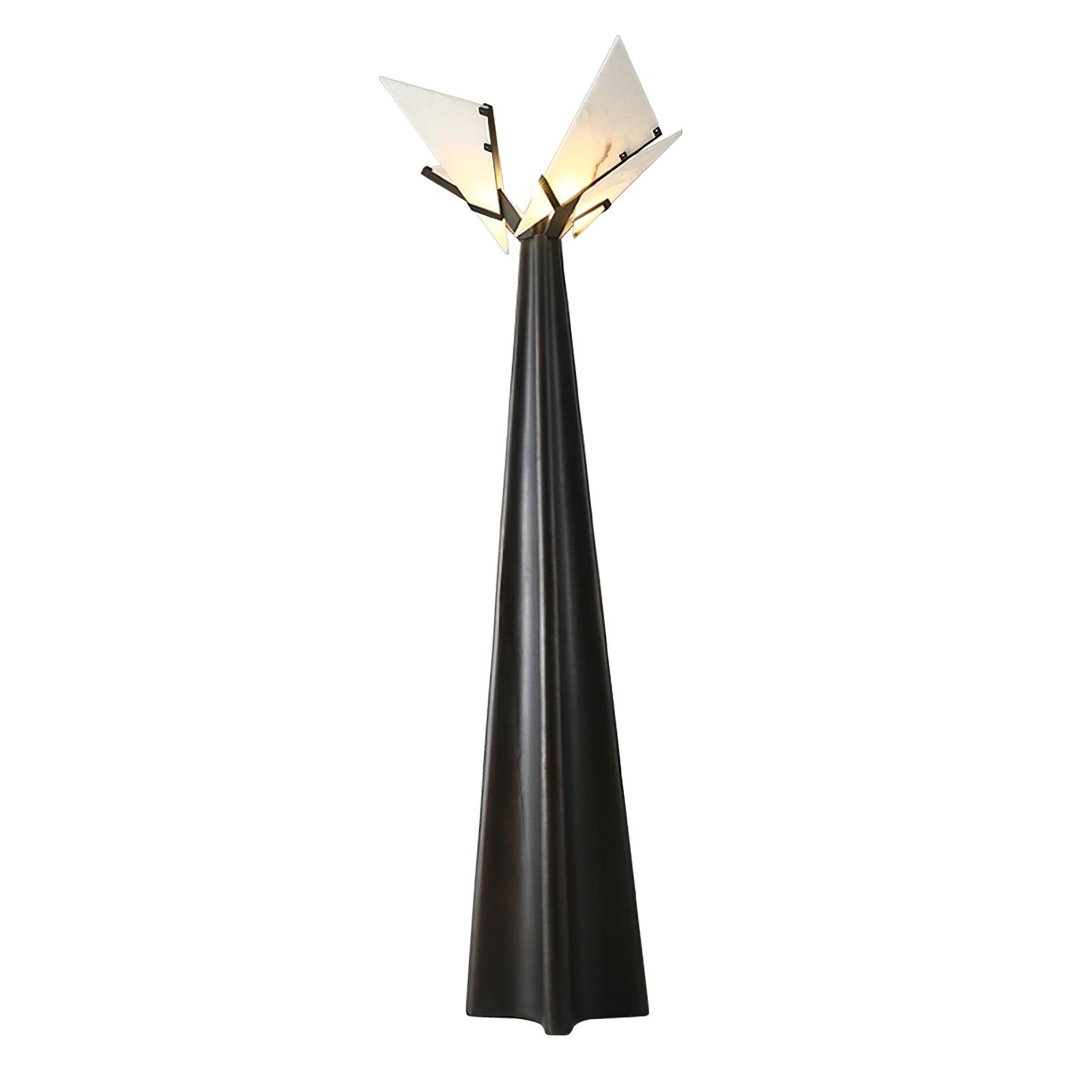 Religieuse Alabaster Floor Lamp